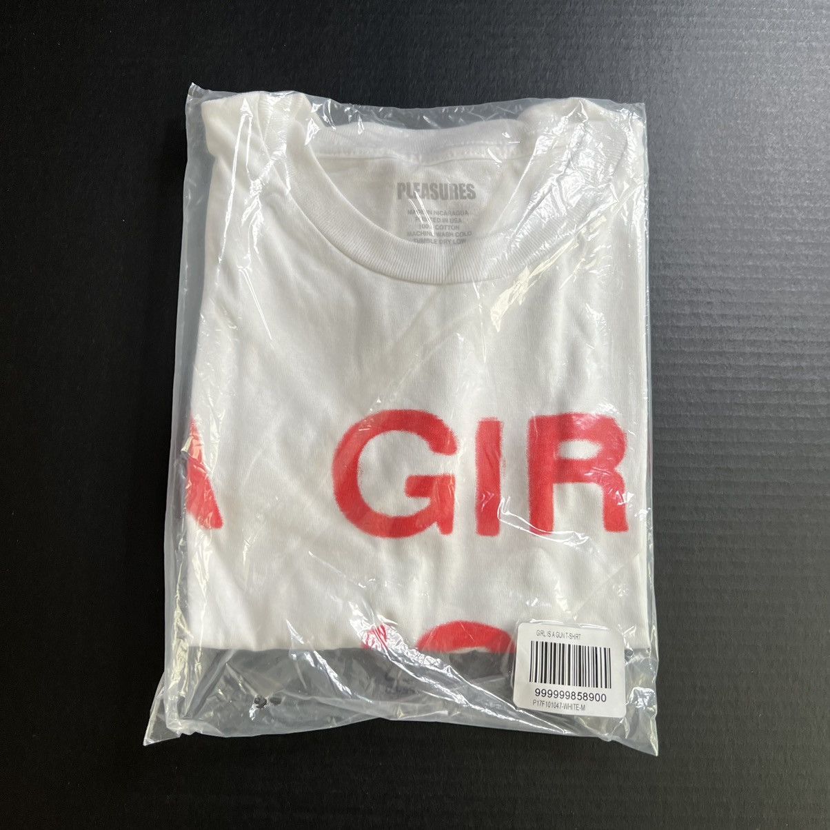 Pleasures Pleasures x By Way Of Us “A Girl Is A Gun” Shirt - White MD Size US M / EU 48-50 / 2 - 2 Thumbnail