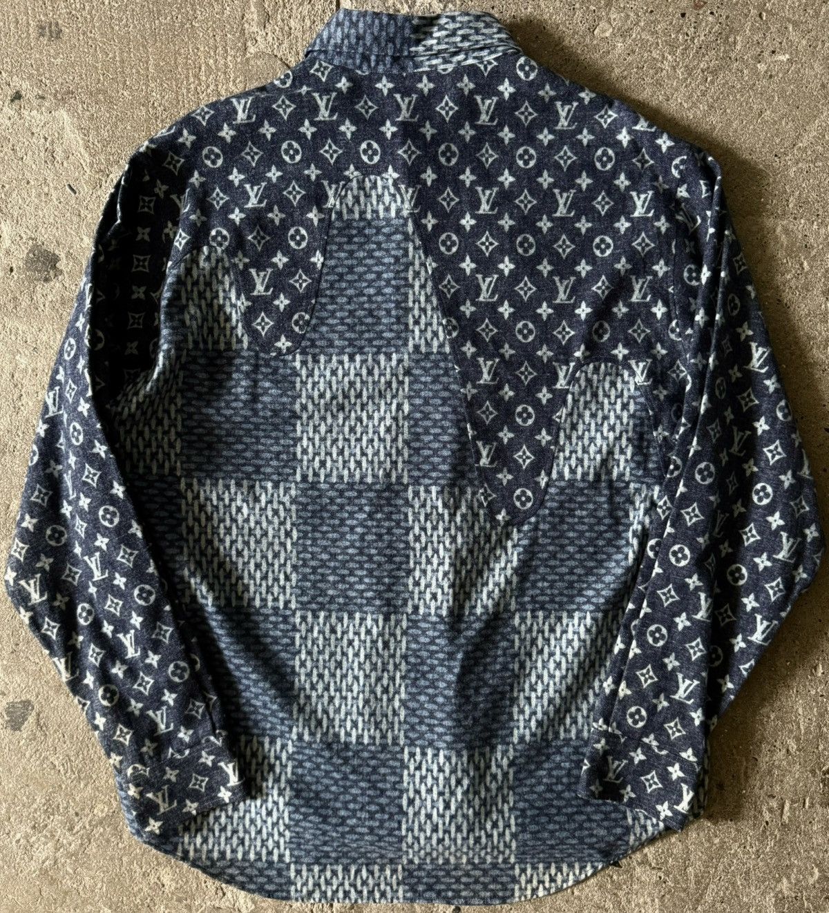 Louis Vuitton Louis Vuitton - Virgil Abloh / Nigo - SS20 - Flannel Shirt Size US XXL / EU 58 / 5 - 12 Thumbnail