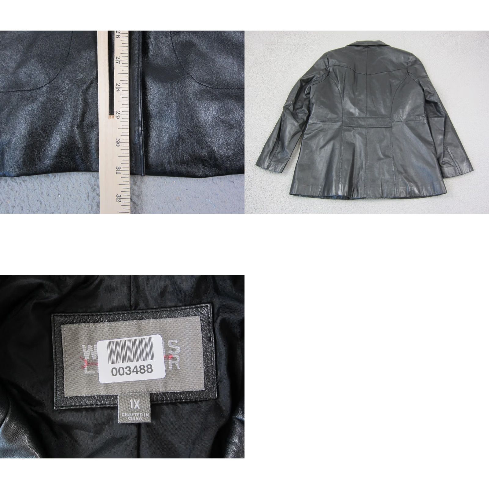 Vintage VINTAGE Wilsons Leather Jacket Womens Plus Size 1X Black Thinsulate 90s Size XL / US 12-14 / IT 48-50 - 8 Thumbnail
