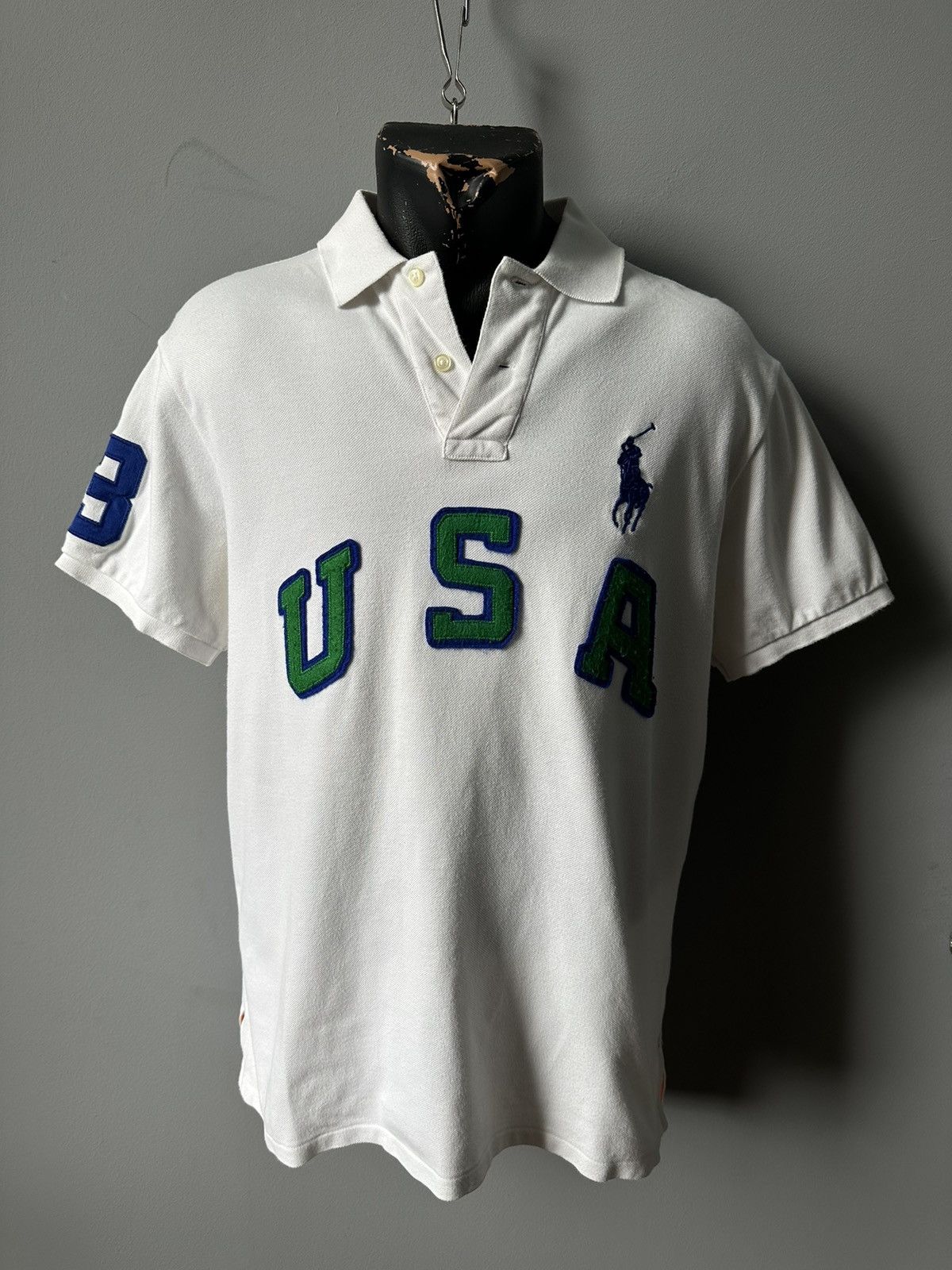 Polo Ralph Lauren Vintage Polo Ralph Lauren USA Polo T-shirt Avantgarde Y2K Size US L / EU 52-54 / 3 - 1 Thumbnail