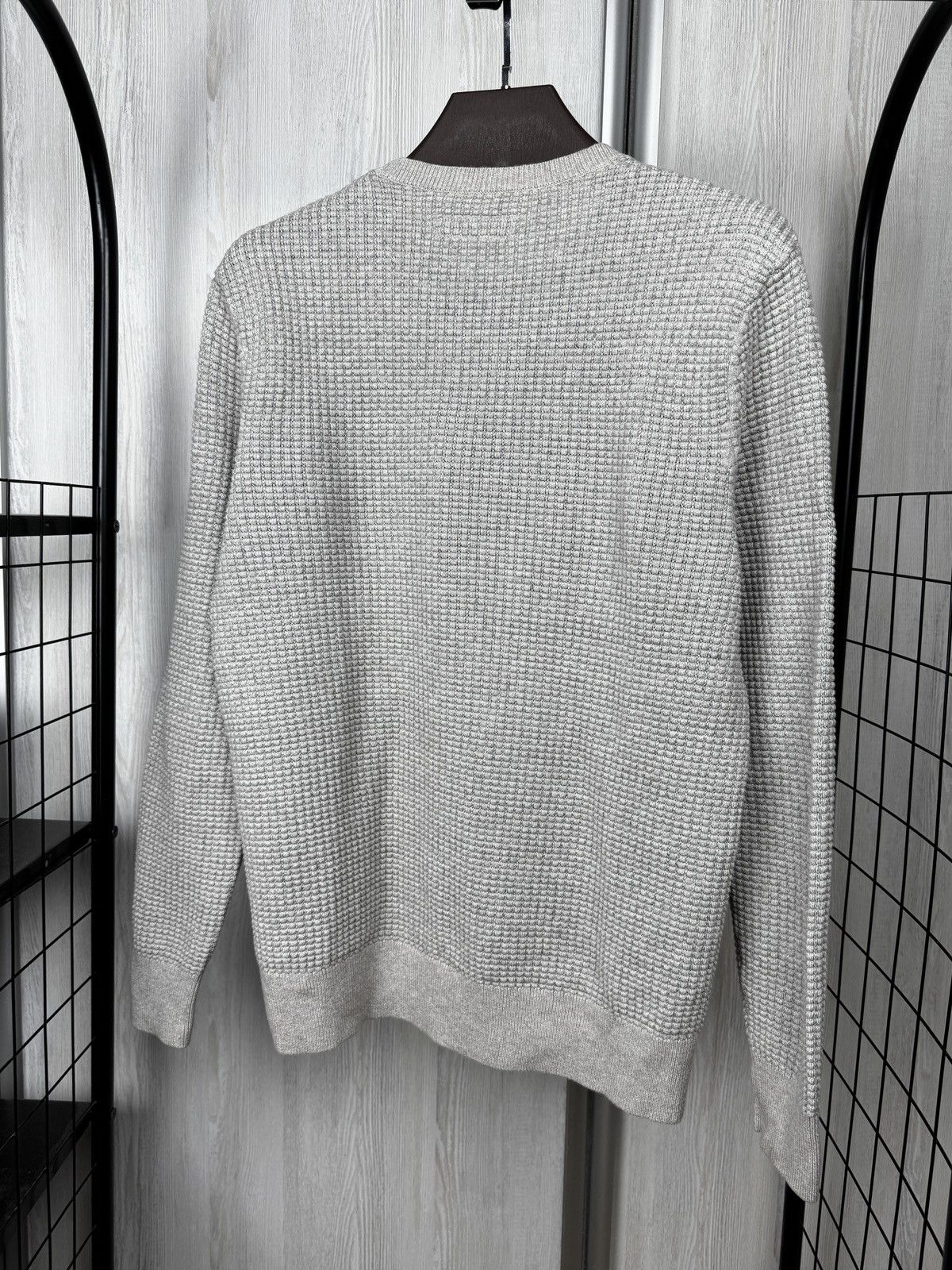 Allsaints Allsaints Rye Knit Crew Neck Grey Sweater Mens size M Size US M / EU 48-50 / 2 - 7 Thumbnail