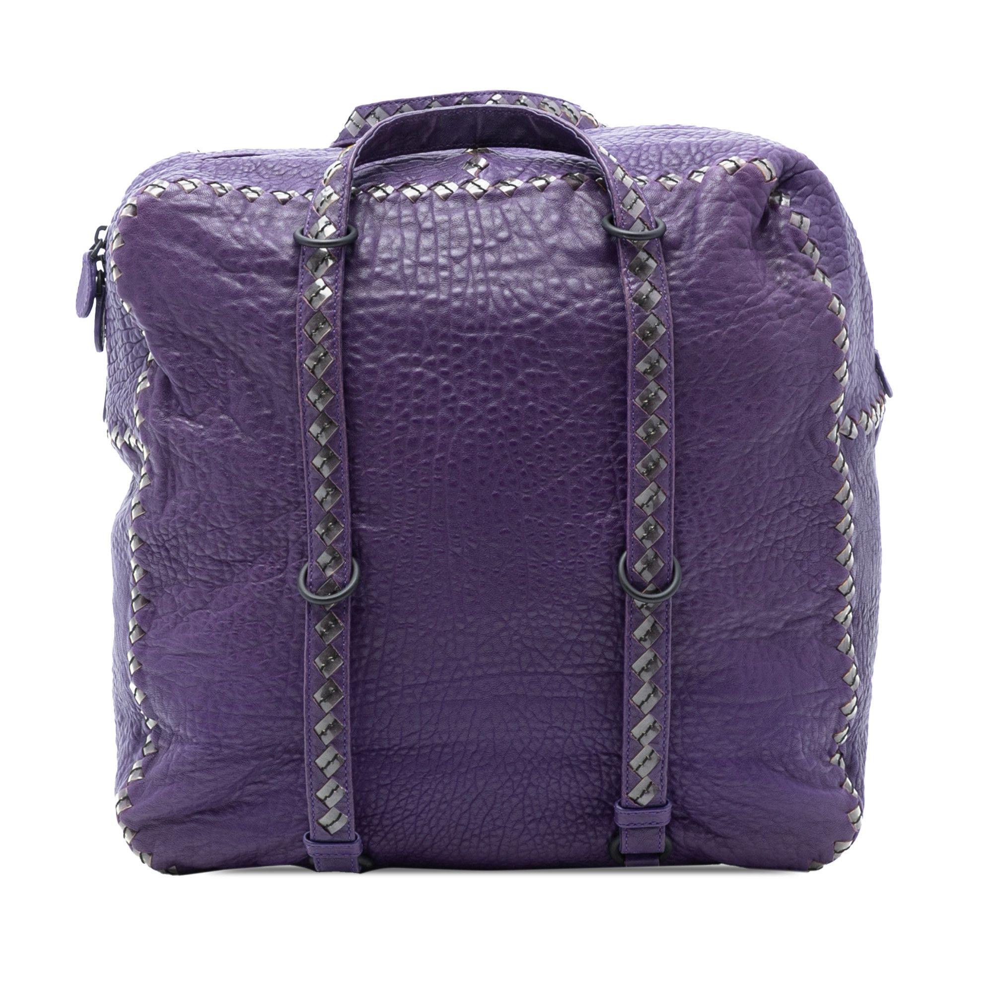 Bottega Veneta Bottega Veneta Intrecciato Trimmed Leather Handbag Size ONE SIZE - 1 Thumbnail