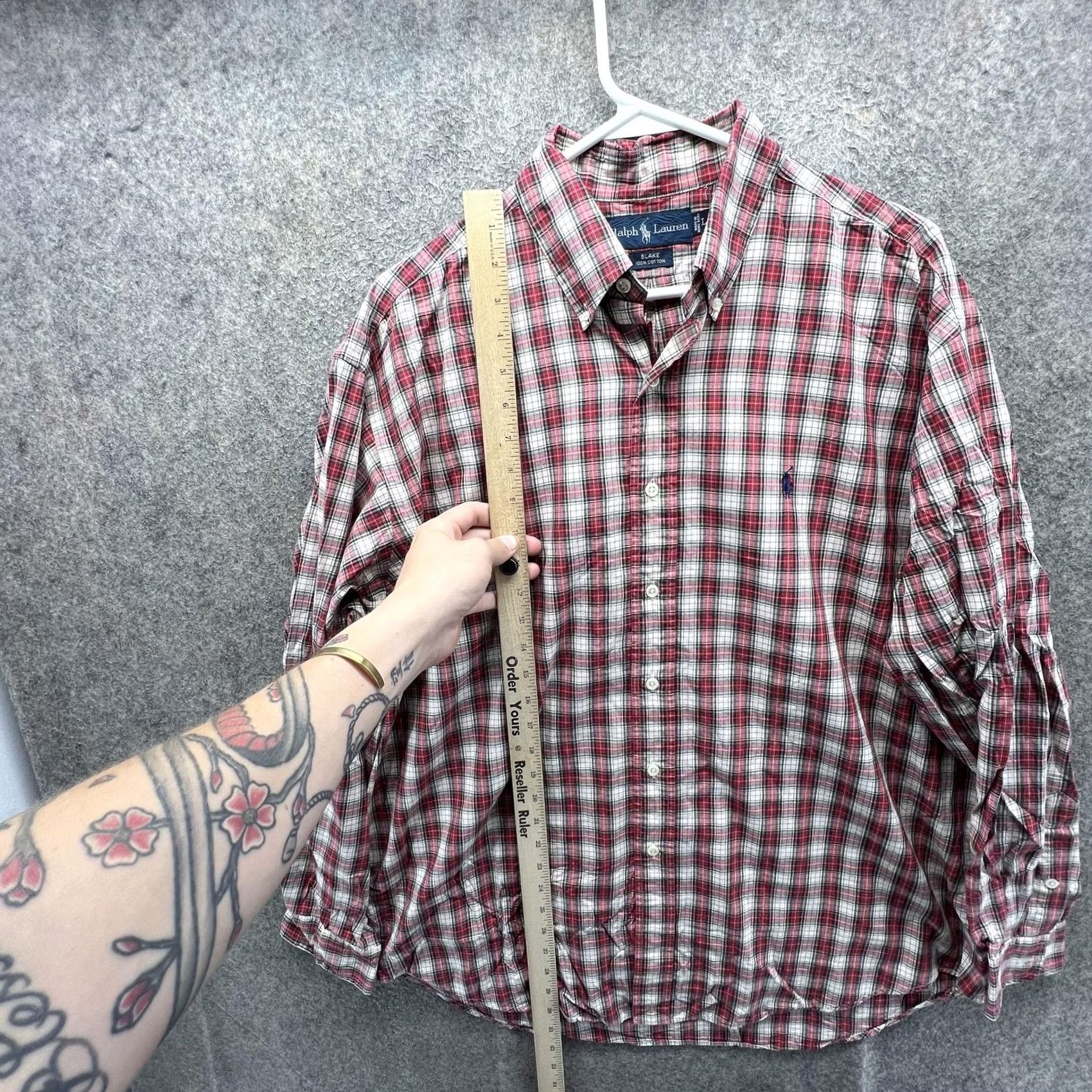 Ralph Lauren Ralph Lauren Shirt Mens Large Red Plaid Long Sleeve Button Down Blake Casual Size US L / EU 52-54 / 3 - 5 Thumbnail