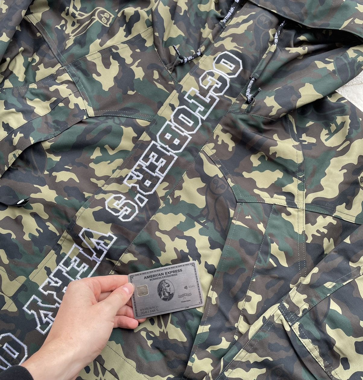 Bape × October's Very Own Bape x OVO Green Woodland Camo Snowboard Jacket Size US M / EU 48-50 / 2 - 2 Thumbnail