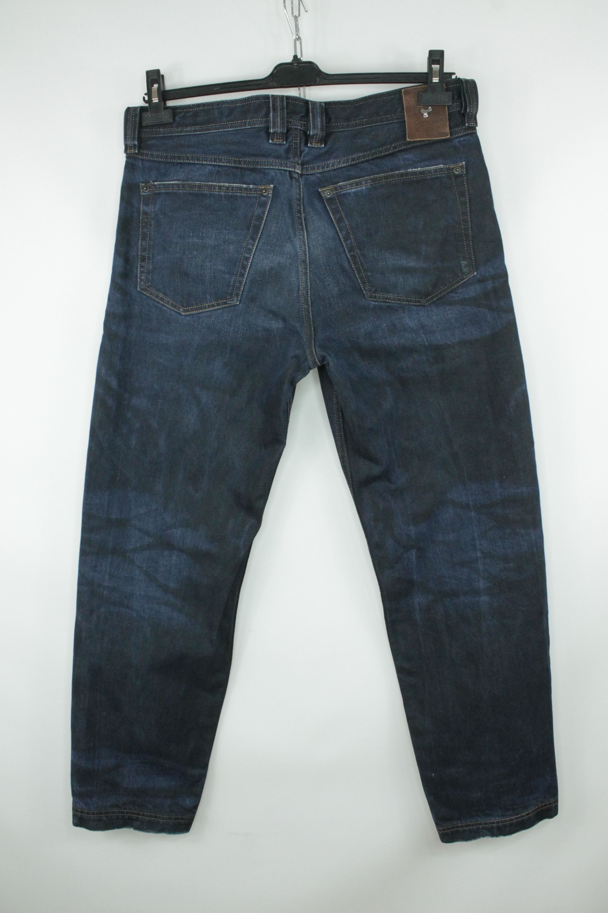 Diesel Diesel Back in The Saddle Regular-Carrot Blue Denim Jeans Size US 33 - 5 Thumbnail