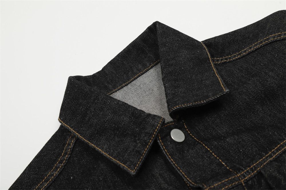 Vintage American punk men's loose workwear cropped denim jacket Size US M / EU 48-50 / 2 - 3 Thumbnail