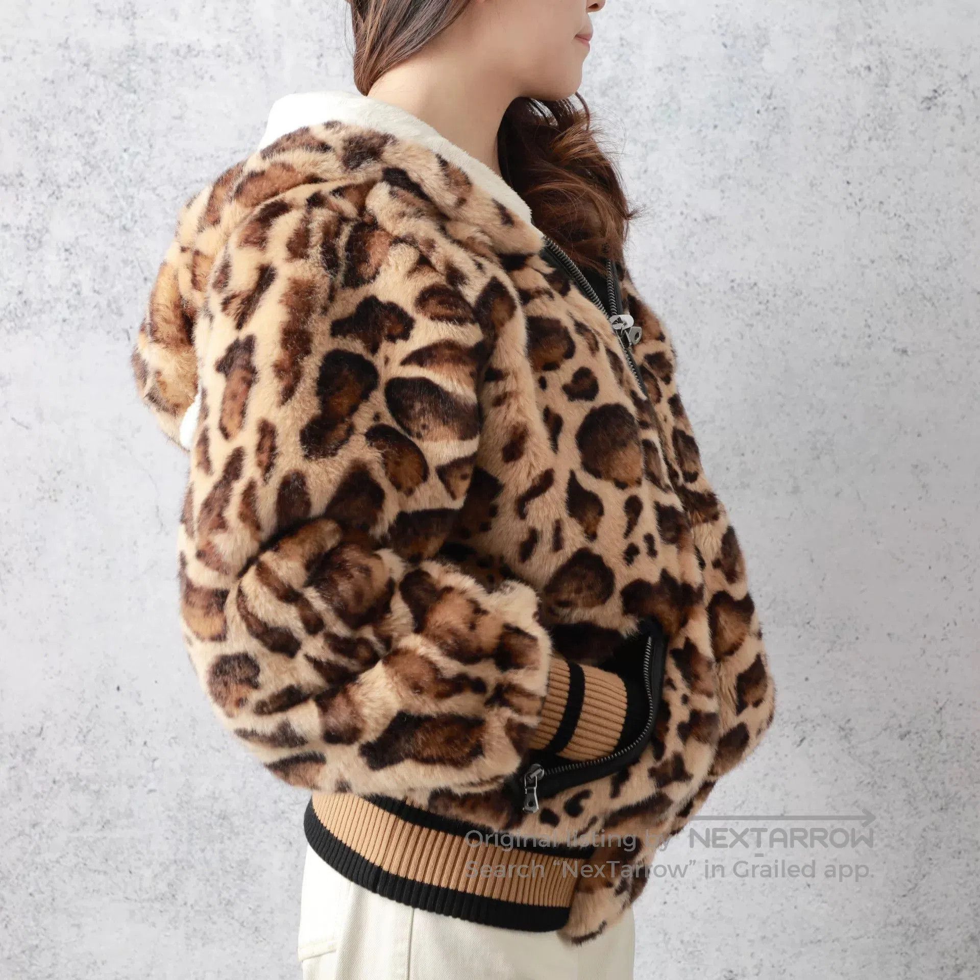 Dolce & Gabbana Leopard Hooded Zip Jacket.