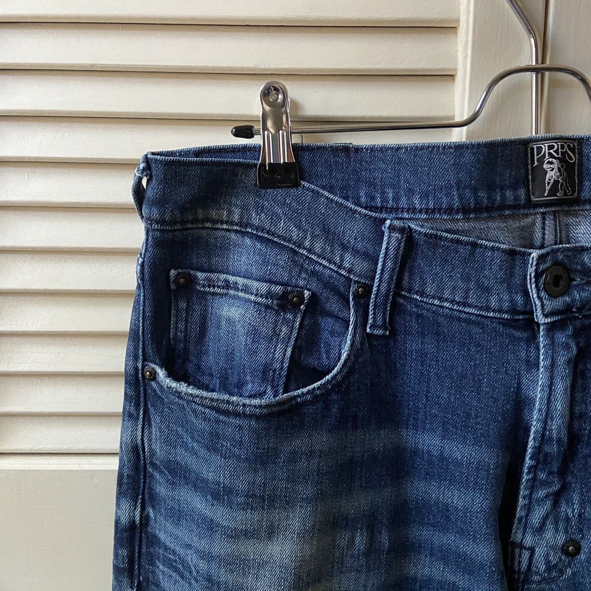 Prps PRPS Stretch Slim Blue Denim Jeans Pants Faded Color Dri Size US 33 - 3 Thumbnail