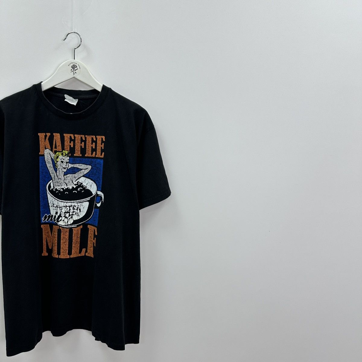 Vintage Vintage 90s Coffe with Milf humor tee y2k washed hype Sex Size US XL / EU 56 / 4 - 2 Thumbnail