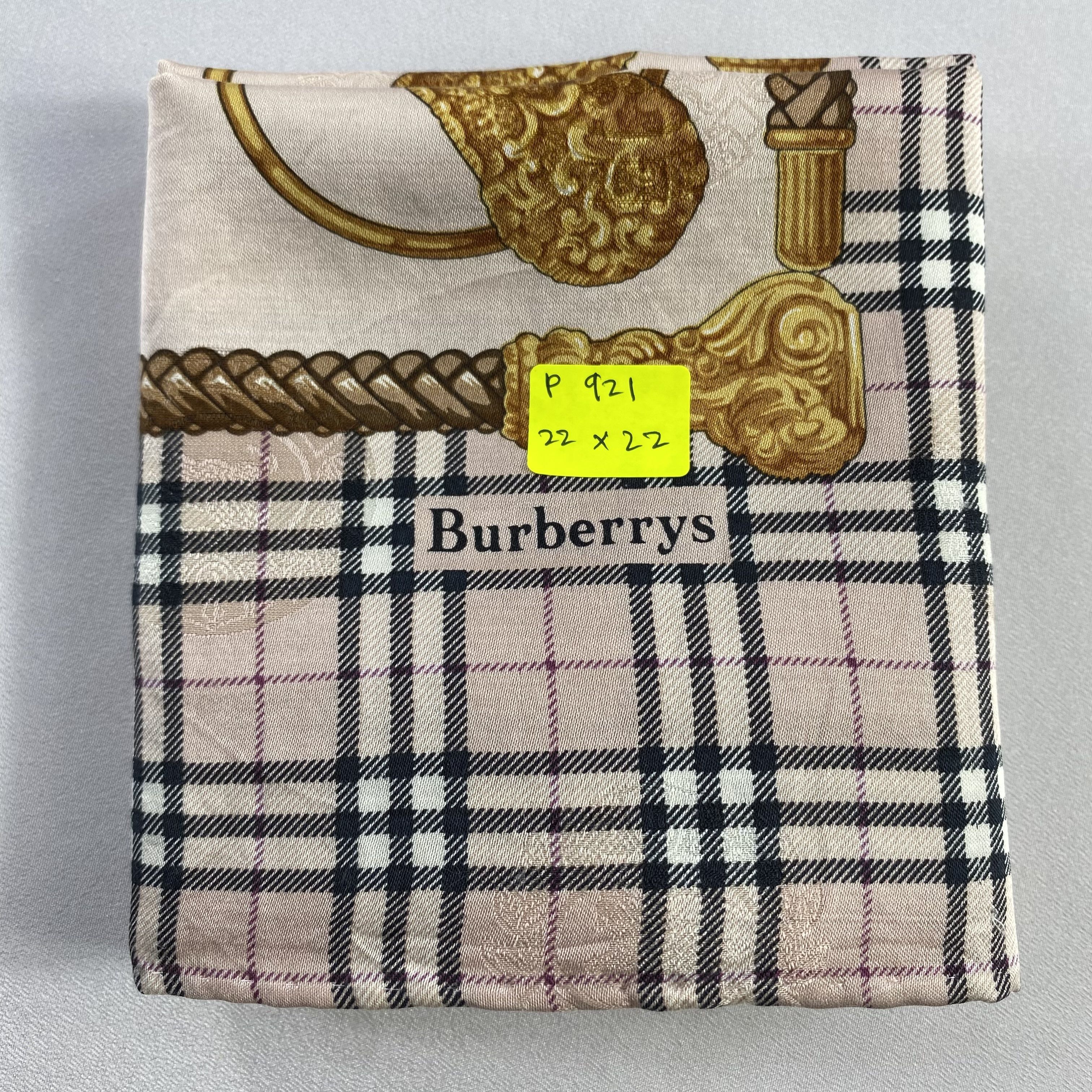 Burberry × Vintage Burberry Handkerchief / Neckerchief / Bandana-P921 Size ONE SIZE - 6 Thumbnail