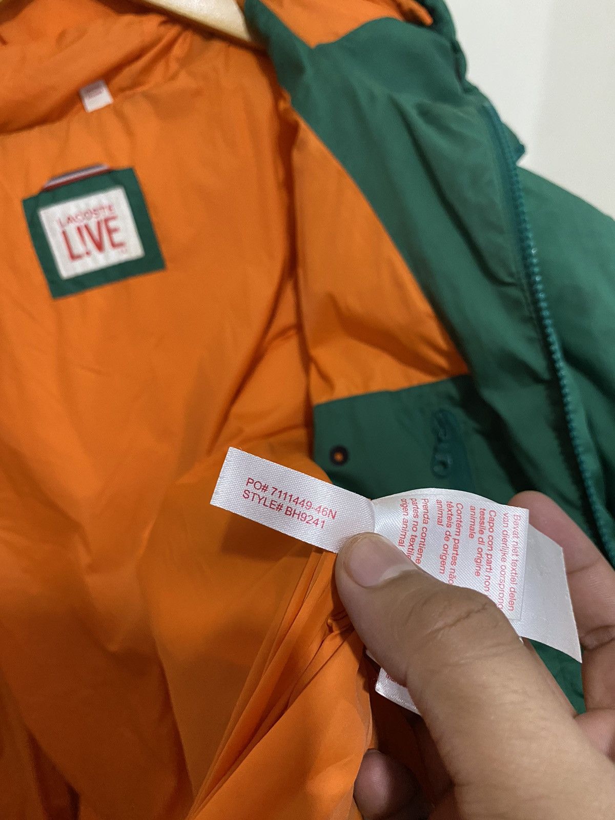 Lacoste Lacoste Puffer Jacket Size US L / EU 52-54 / 3 - 7 Thumbnail