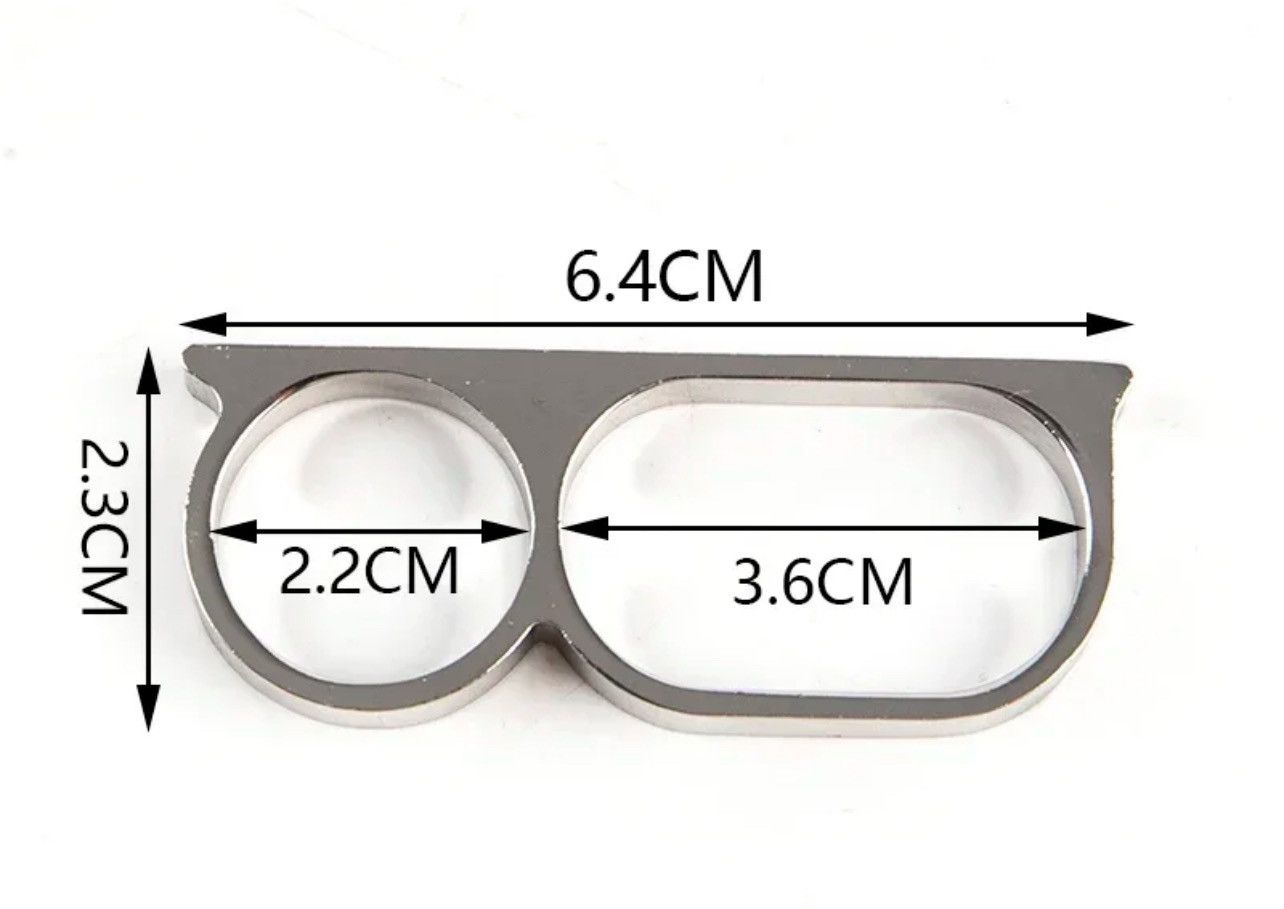 Vintage Hyperbole Double Knuckle Ring Size ONE SIZE - 6 Thumbnail