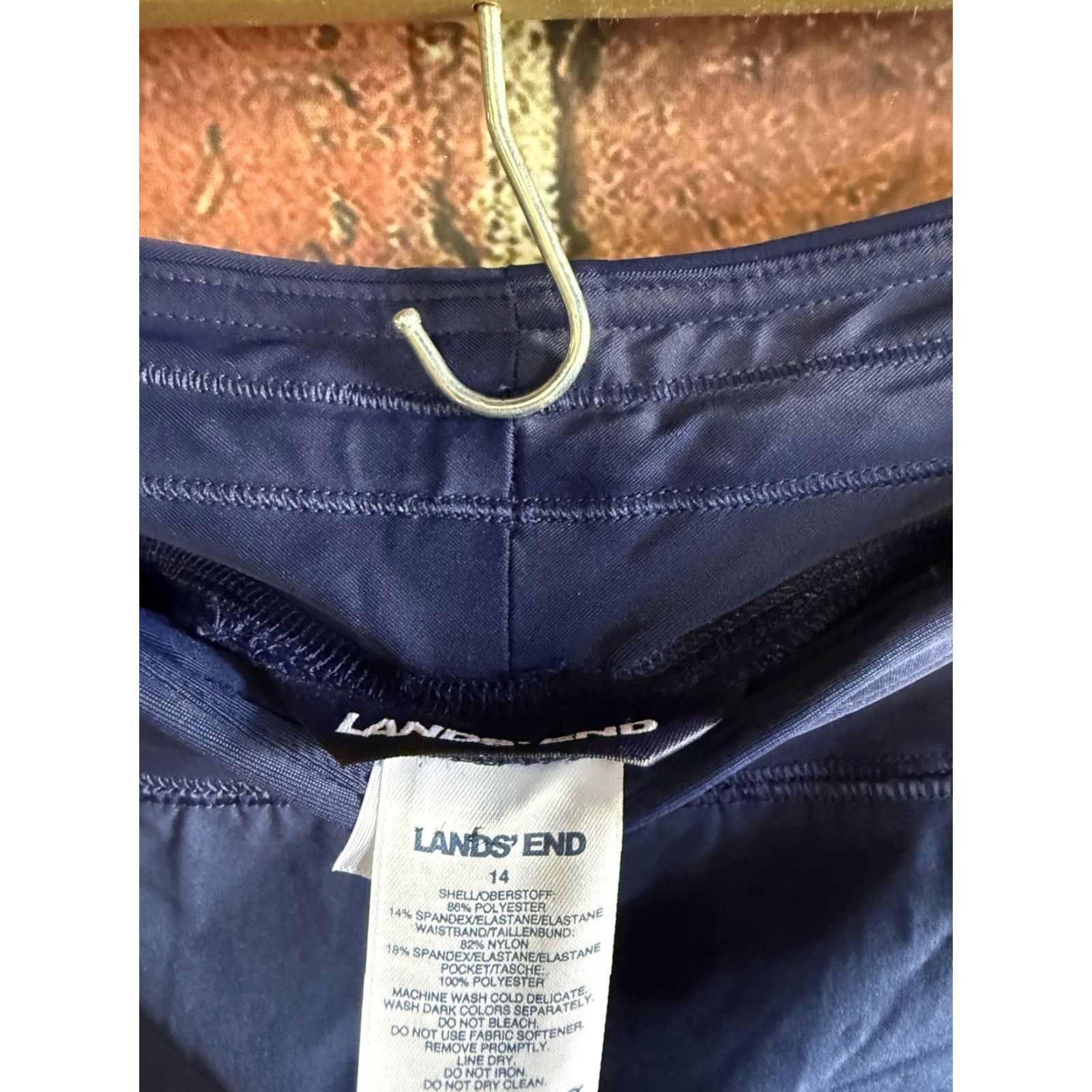 Lands' End Lands' End Womens Swim Bottoms Shorts Lined Outdoor Size 14 Blue - Regular Bottoms, 14, Womens, Outdoor, Swim Shorts, Blue, Lined, Lands' End Size 36" / US 14 / IT 50 - 3 Thumbnail