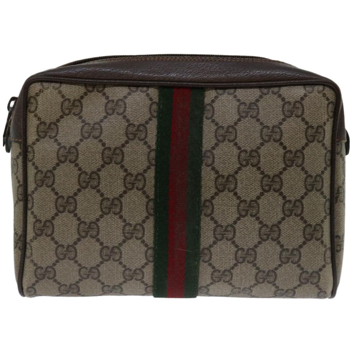 image of Gucci Sherry Clutch Bag in White, Women's