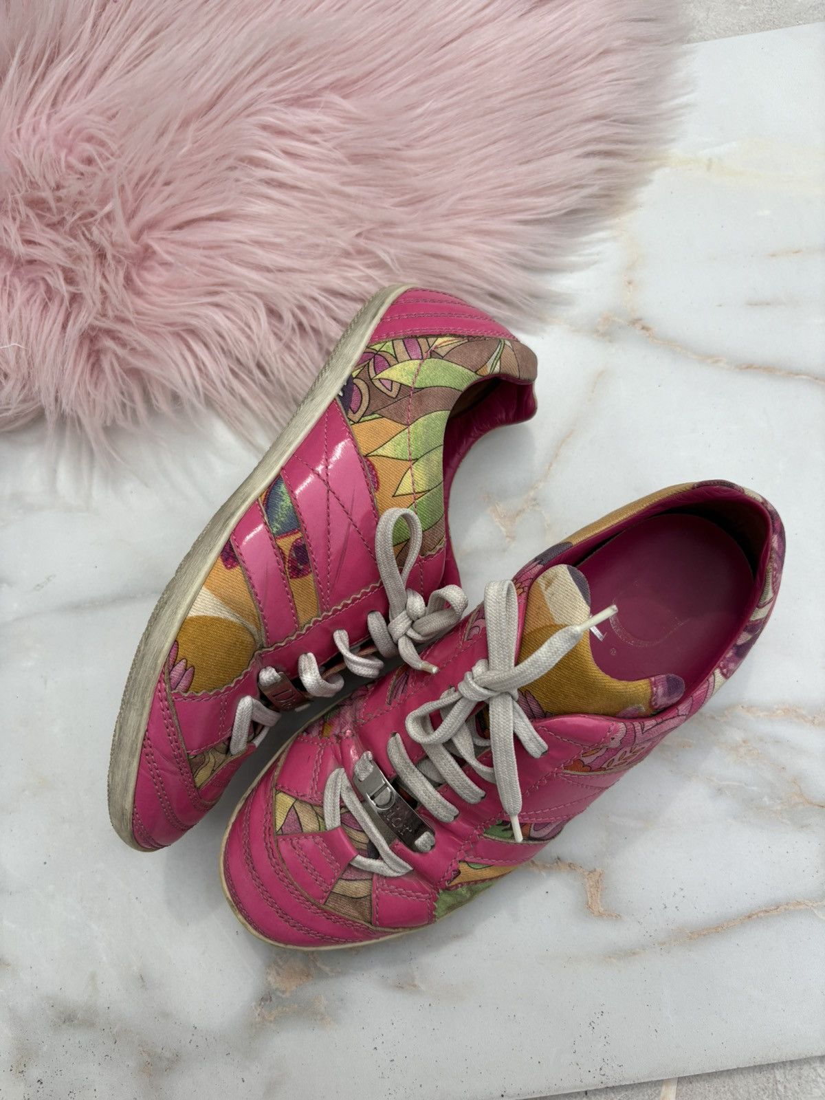 Dior y2k floral Dior shoes Size US 6.5 / IT 36.5 - 17 Thumbnail