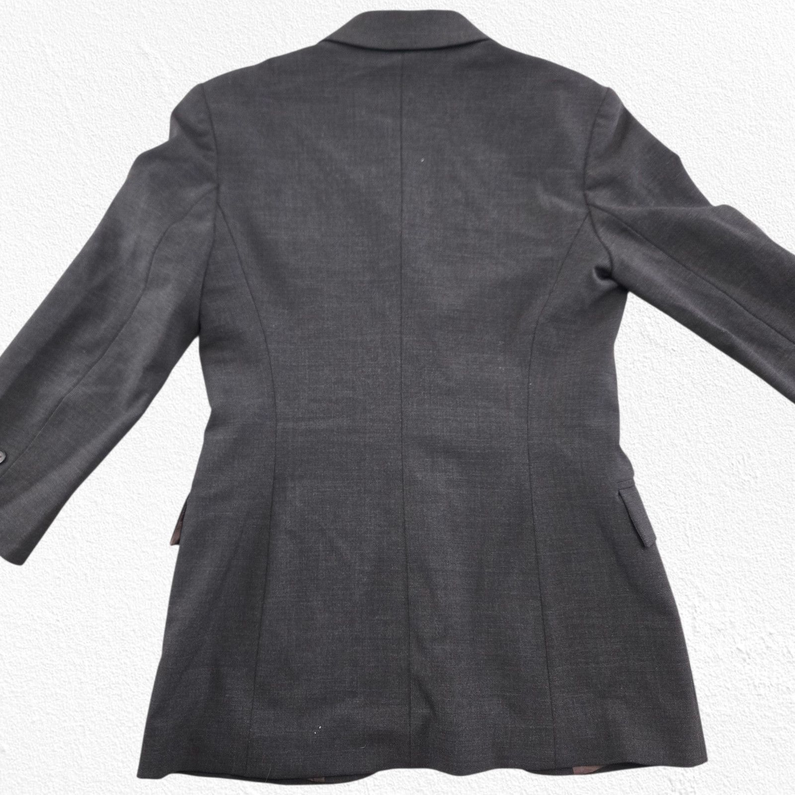 Zara Vintage Zara Brown Single Breasted Wool Blend Blazer Size 6 Size M / US 6-8 / IT 42-44 - 11 Thumbnail