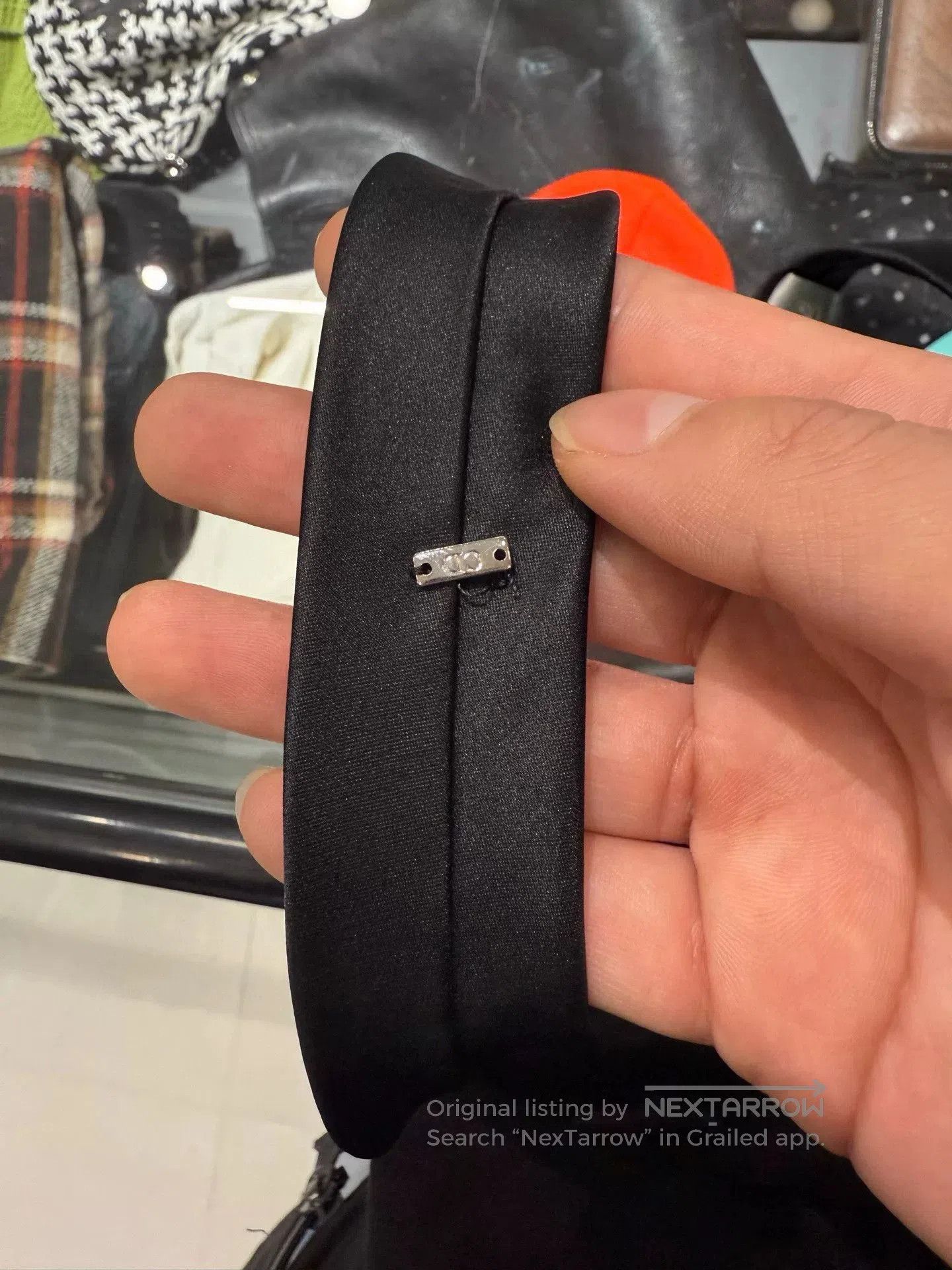 Dior Dior Little Bee Black Tie. Size ONE SIZE - 5 Thumbnail