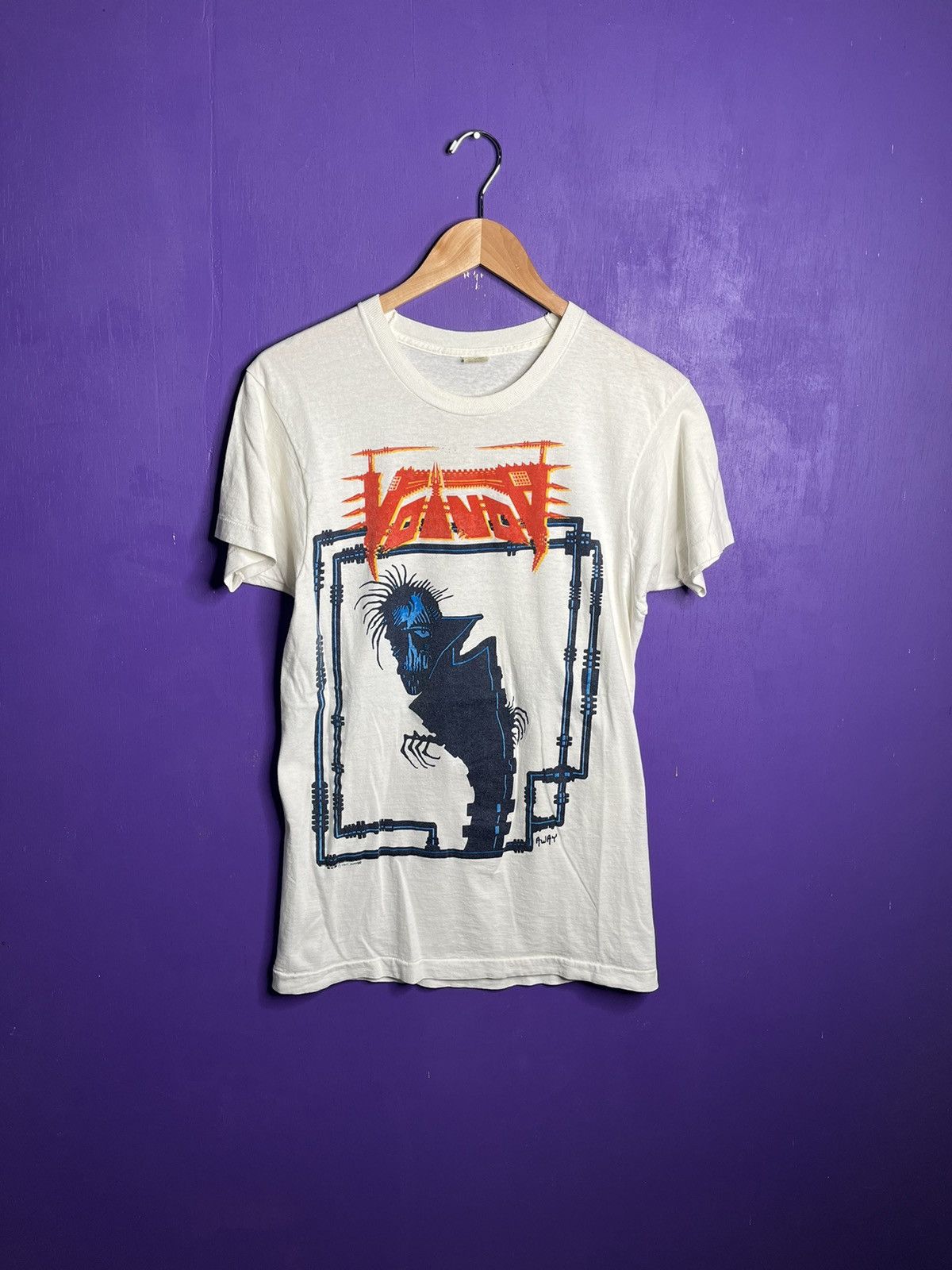 Band Tees × Vintage Vintage 1985 Rare Voivod USA tour t-shirt Size US M / EU 48-50 / 2 - 1 Thumbnail