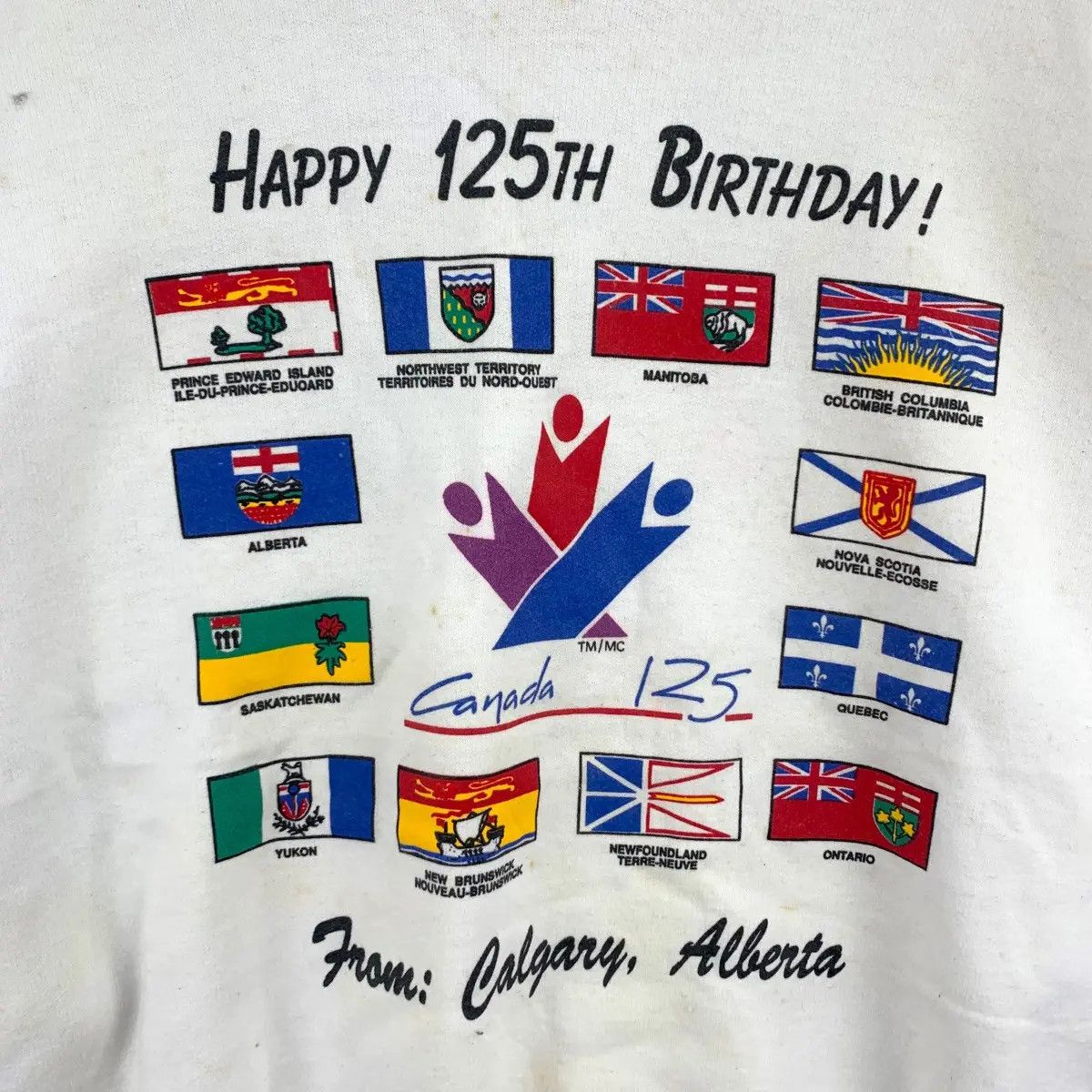 Vintage Vintage 1992 CANADA 125th ANNIVERSARY Alberta Sweatshirt Size M / US 6-8 / IT 42-44 - 5 Thumbnail