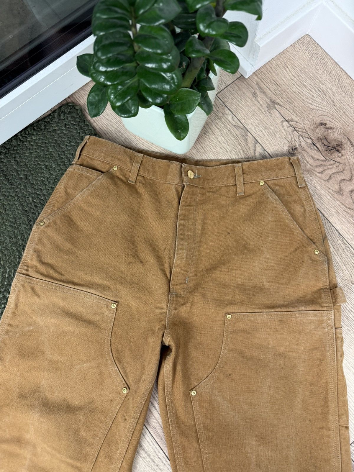 Carhartt × Vintage USA Carhartt Double Knee denim Size US 36 / EU 52 - 5 Thumbnail