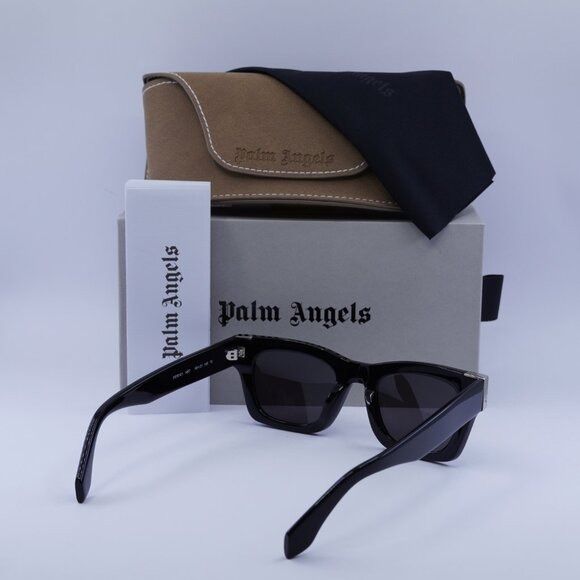 Palm Angels Palm Angels PERI101 WESTPORT 1007 Sunglasses Black Cat Eye Size ONE SIZE - 9 Thumbnail