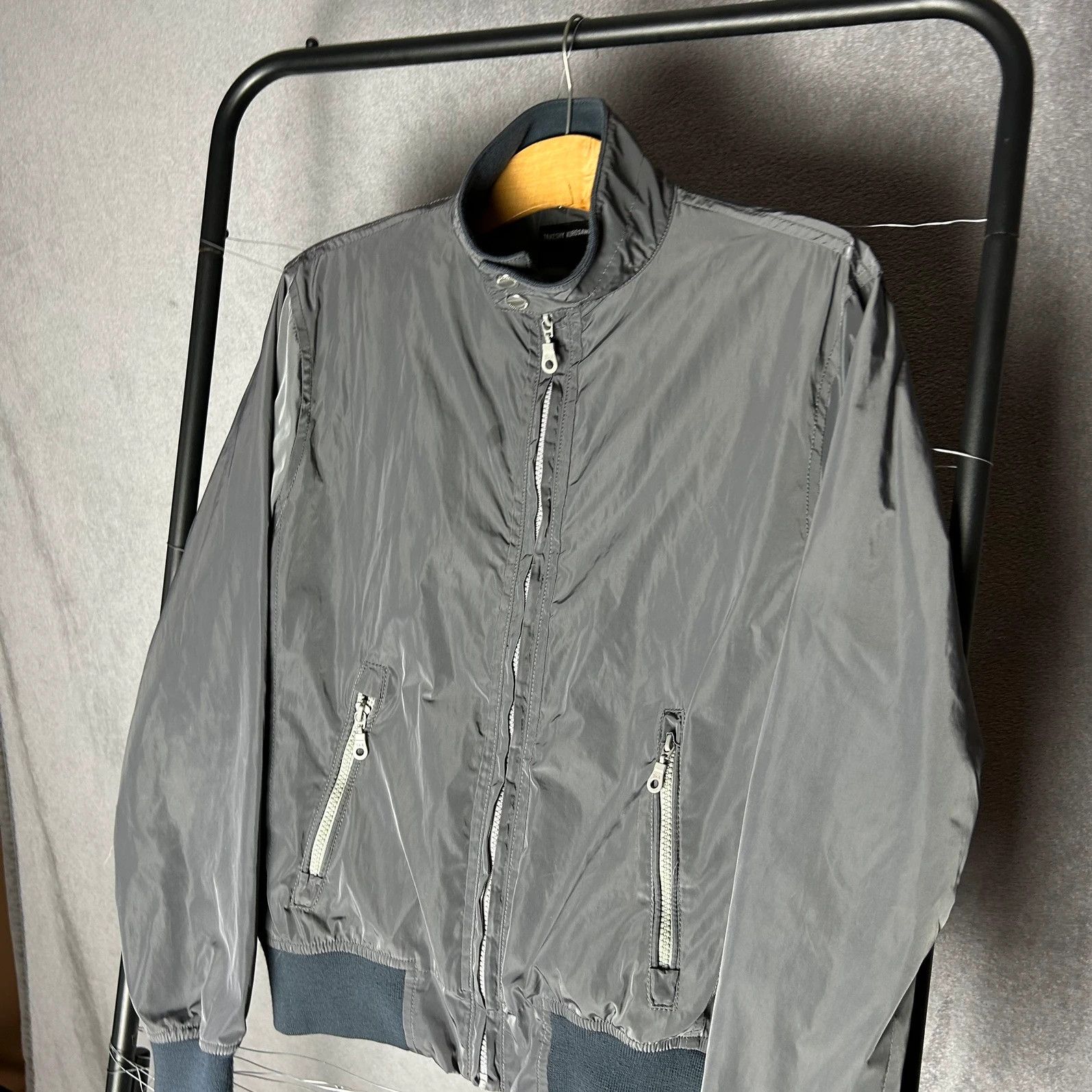 Designer × Japanese Brand × Takeshy Kurosawa Takeshy Kurosawa grey bomber jacket designer Size M / US 6-8 / IT 42-44 - 3 Thumbnail