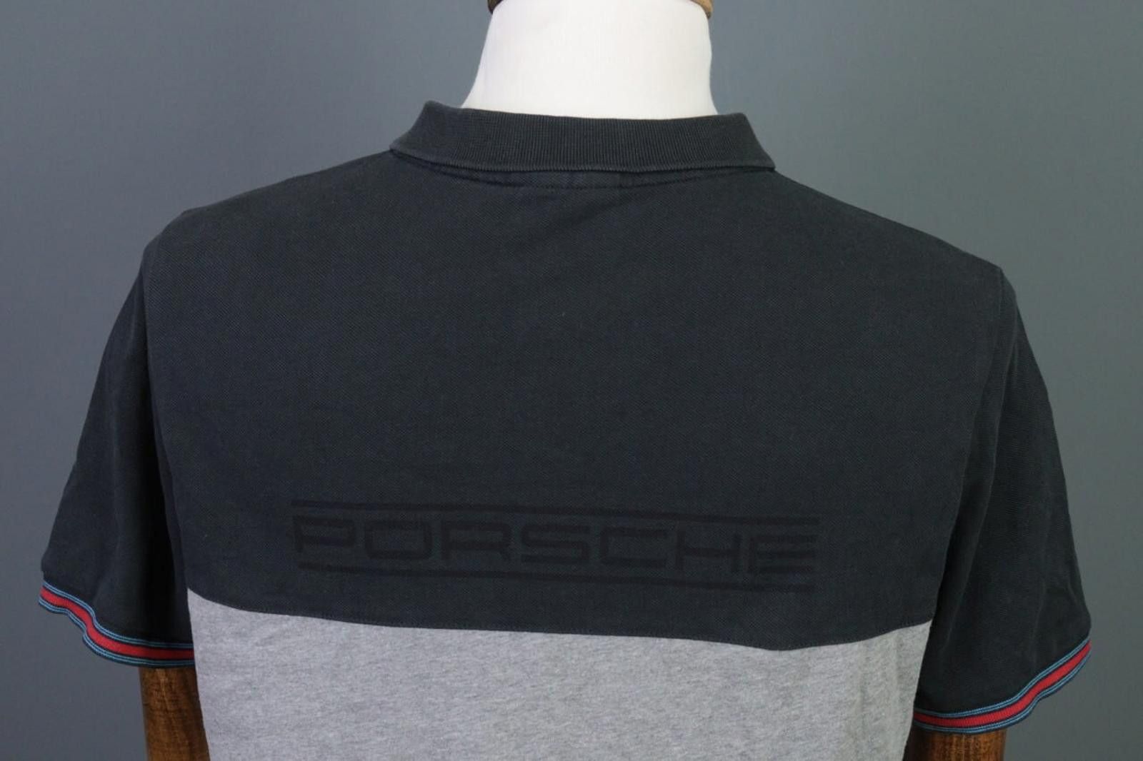 Porsche Design Porsche Gray Marini Racing #21 Polo Shirt Size M Size US M / EU 48-50 / 2 - 9 Thumbnail