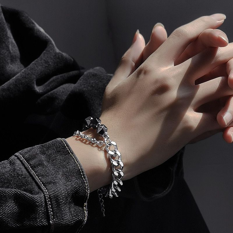 Jewelry Stone Vibe Bracelet Y2K Punk Chain Gotch Bracelets Chains Size ONE SIZE - 3 Thumbnail
