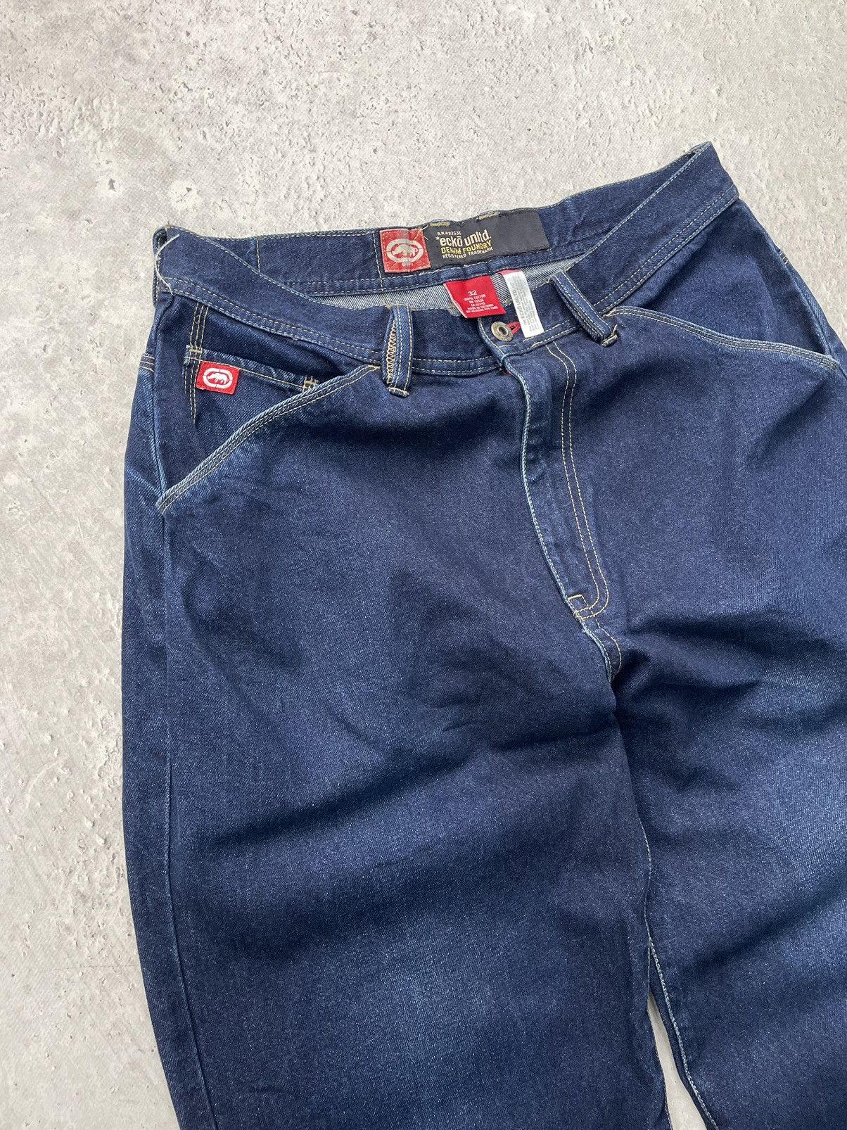 Ecko Unltd. × JNCO VINTAGE BAGGY DISTRESSED Y2K ECKO UNLTD. Pants Size US 32 / EU 48 - 6 Thumbnail