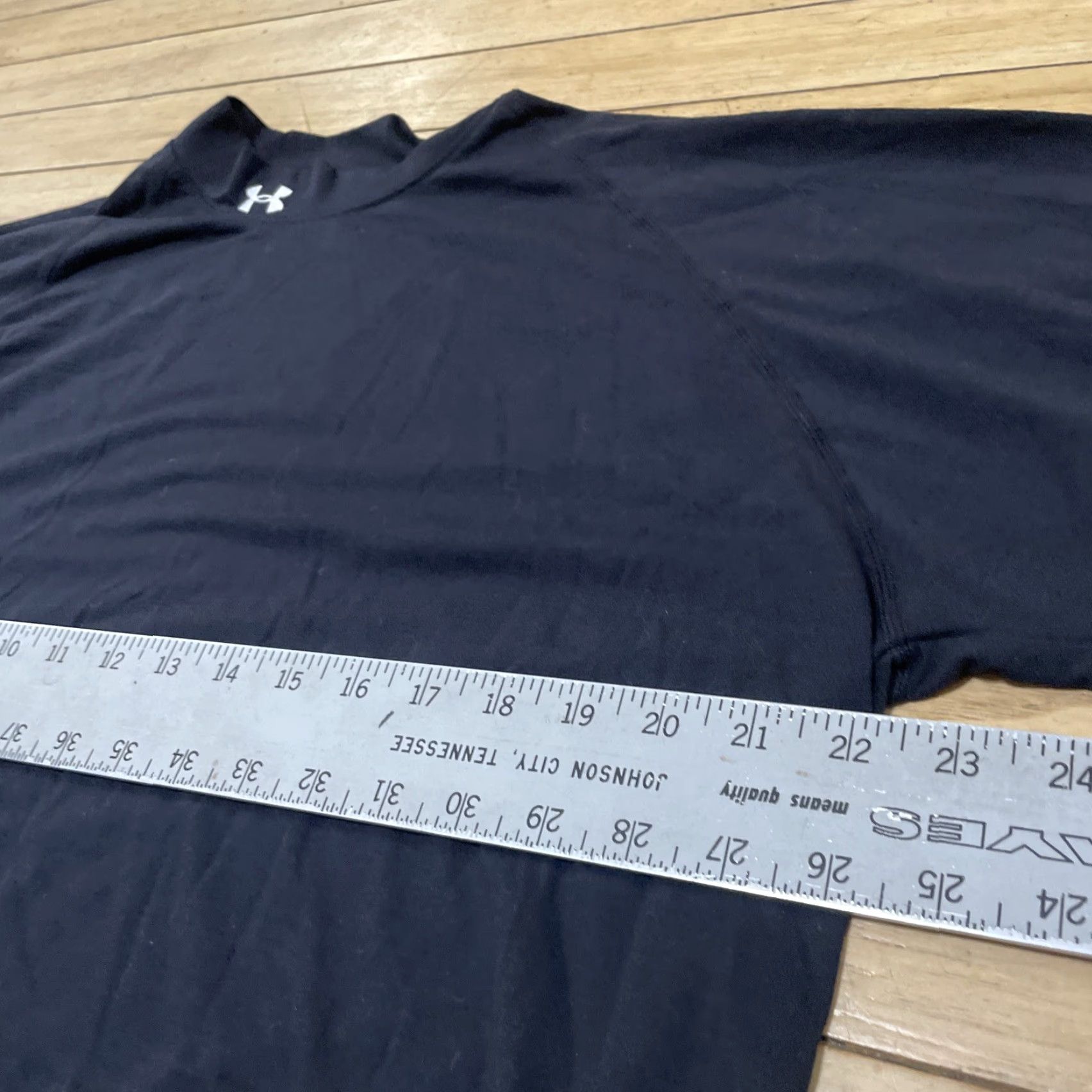 Under Armour VINTAGE Under Armour Thermal Shirt Men L Mock Neck Embroidered Logo Black Shirt Size US L / EU 52-54 / 3 - 7 Thumbnail