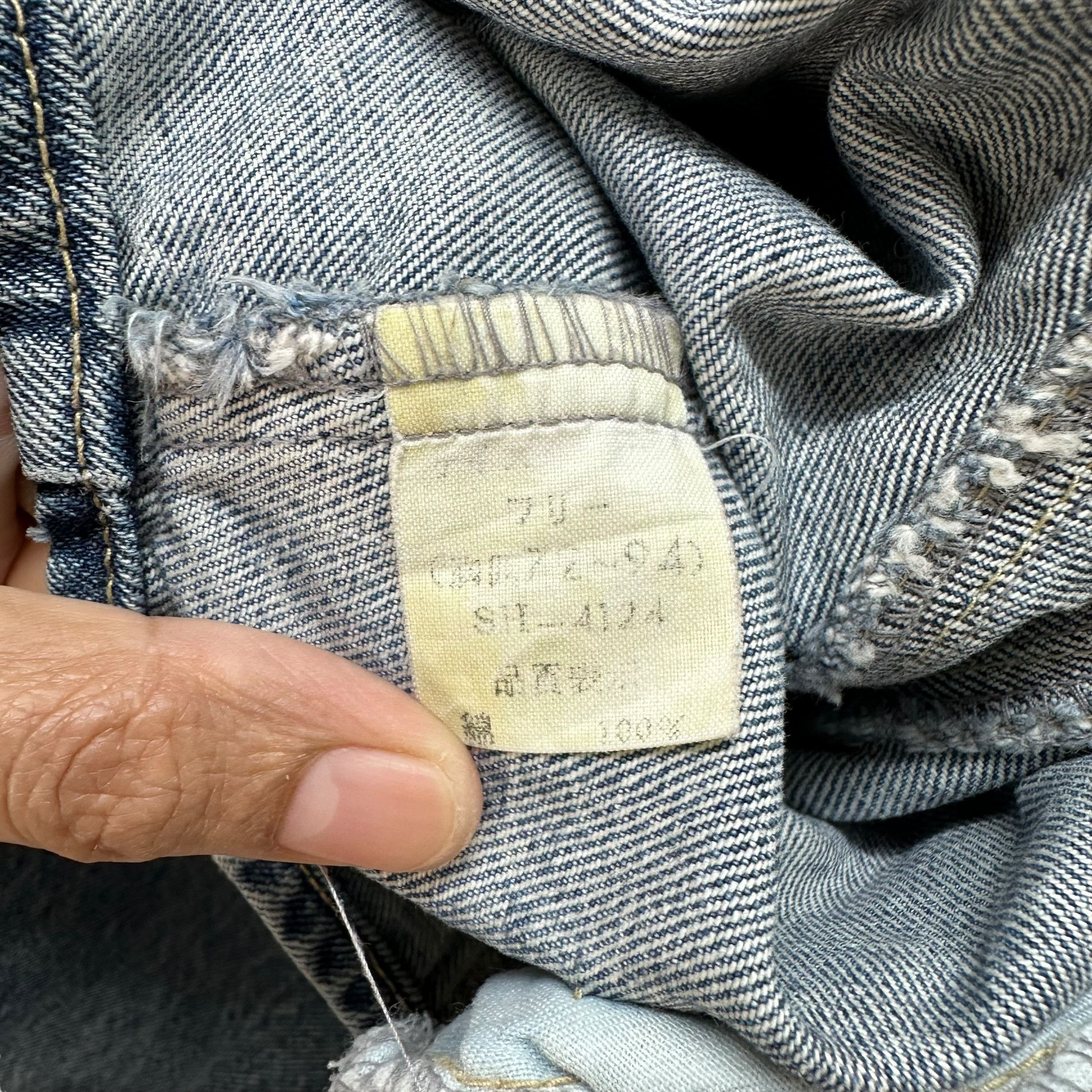Japanese Brand Vintage Denim Jacket Nice Design #A2-0031 Size M / US 6-8 / IT 42-44 - 9 Thumbnail