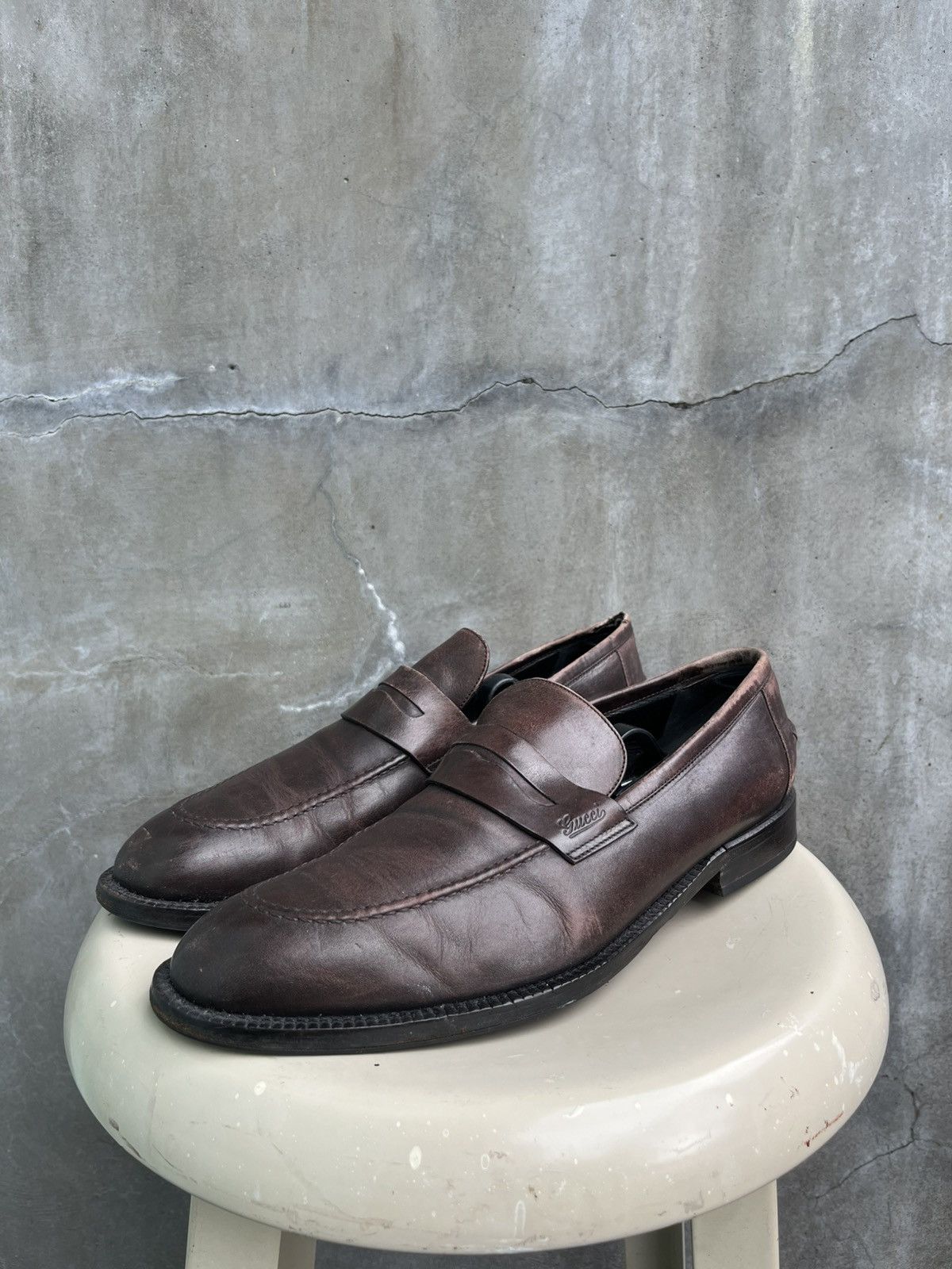 Gucci Slip On Penny Loafers Size US 7.5 / EU 40-41 - 3 Thumbnail