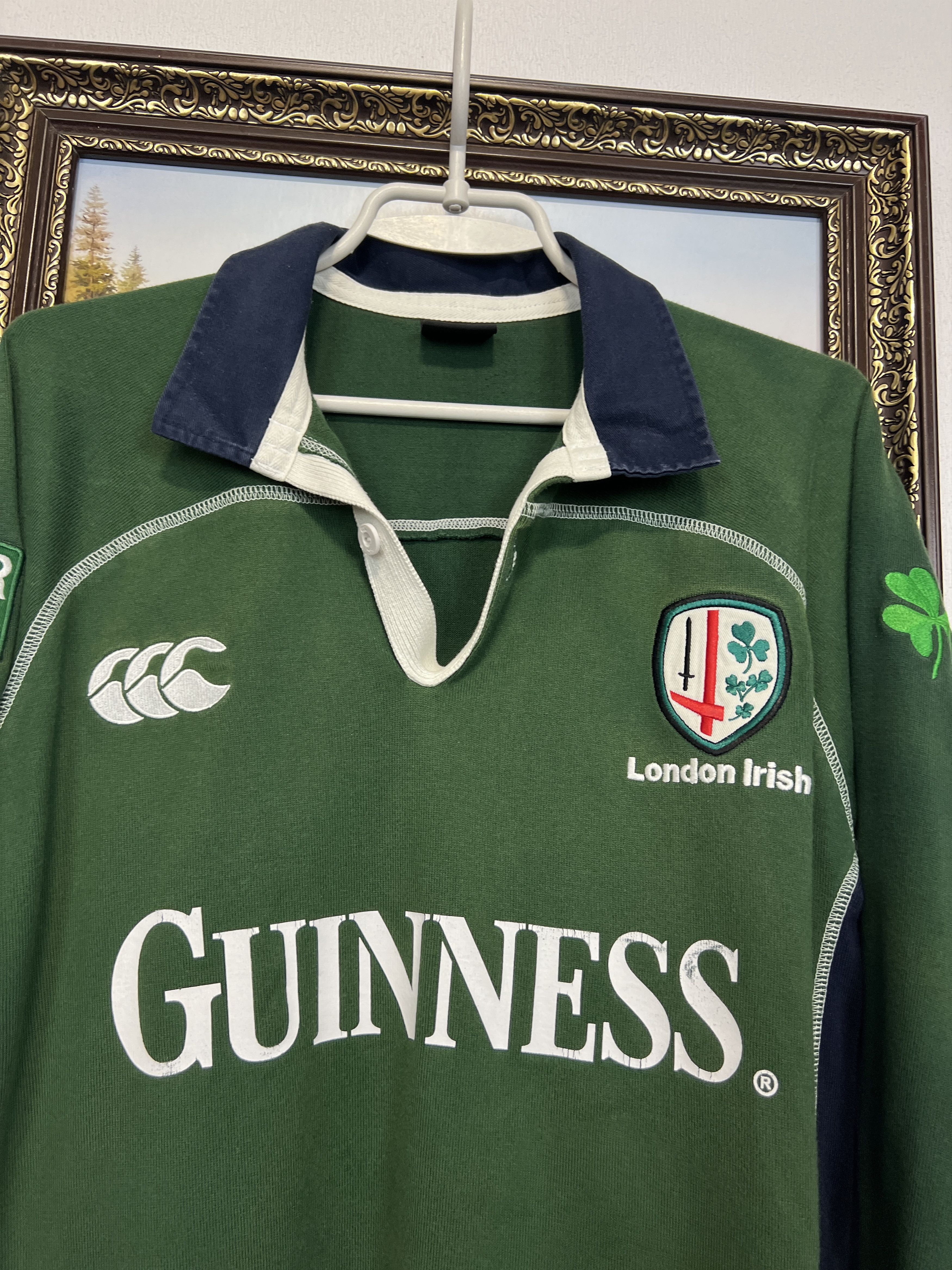 Vintage Canterbury London Irish Rugby Jersey Long Sleeve Shirt Size US M / EU 48-50 / 2 - 3 Thumbnail