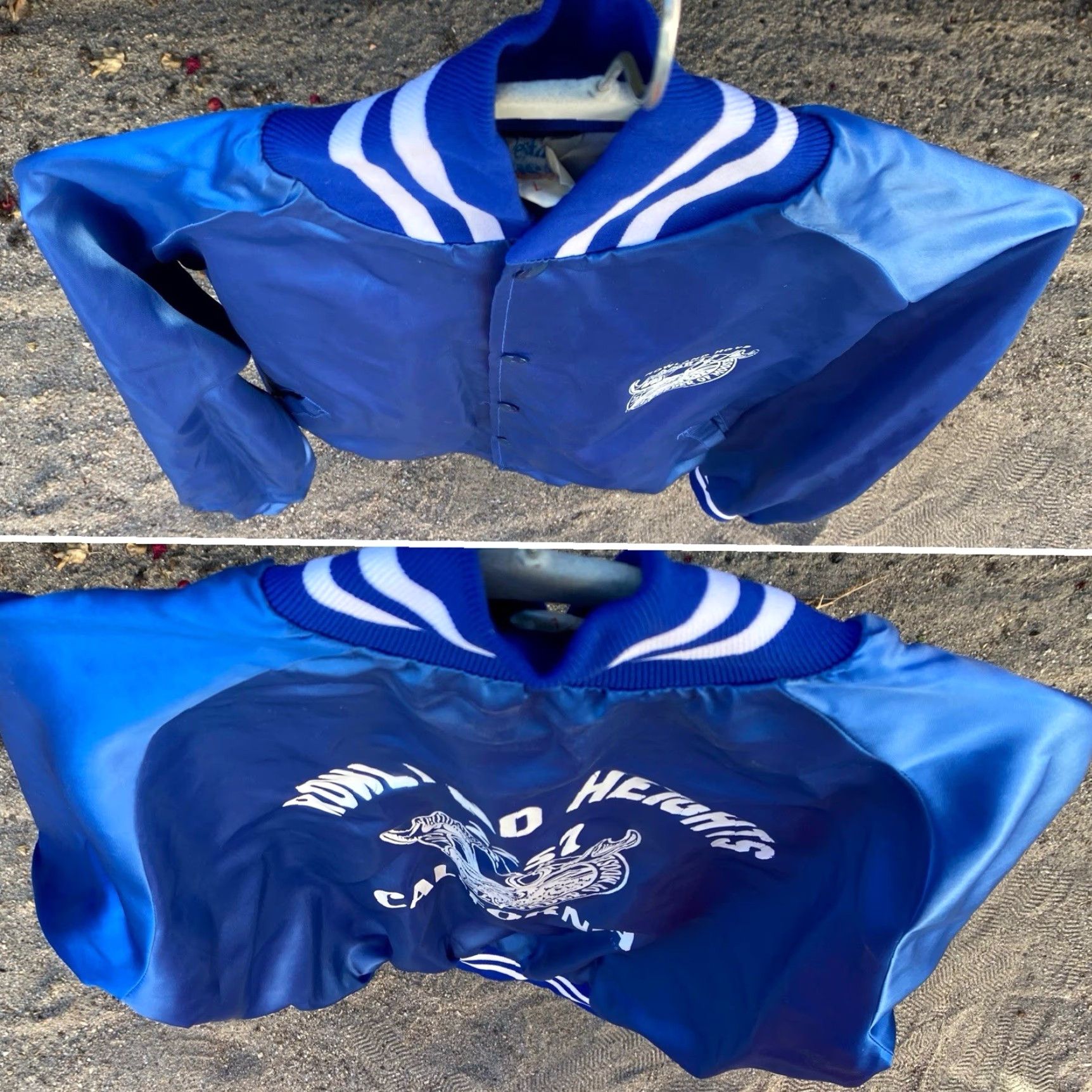 Vintage VINTAGE Westark Satin Bomber Jacket USA Made Blue L Men Size US L / EU 52-54 / 3 - 7 Thumbnail