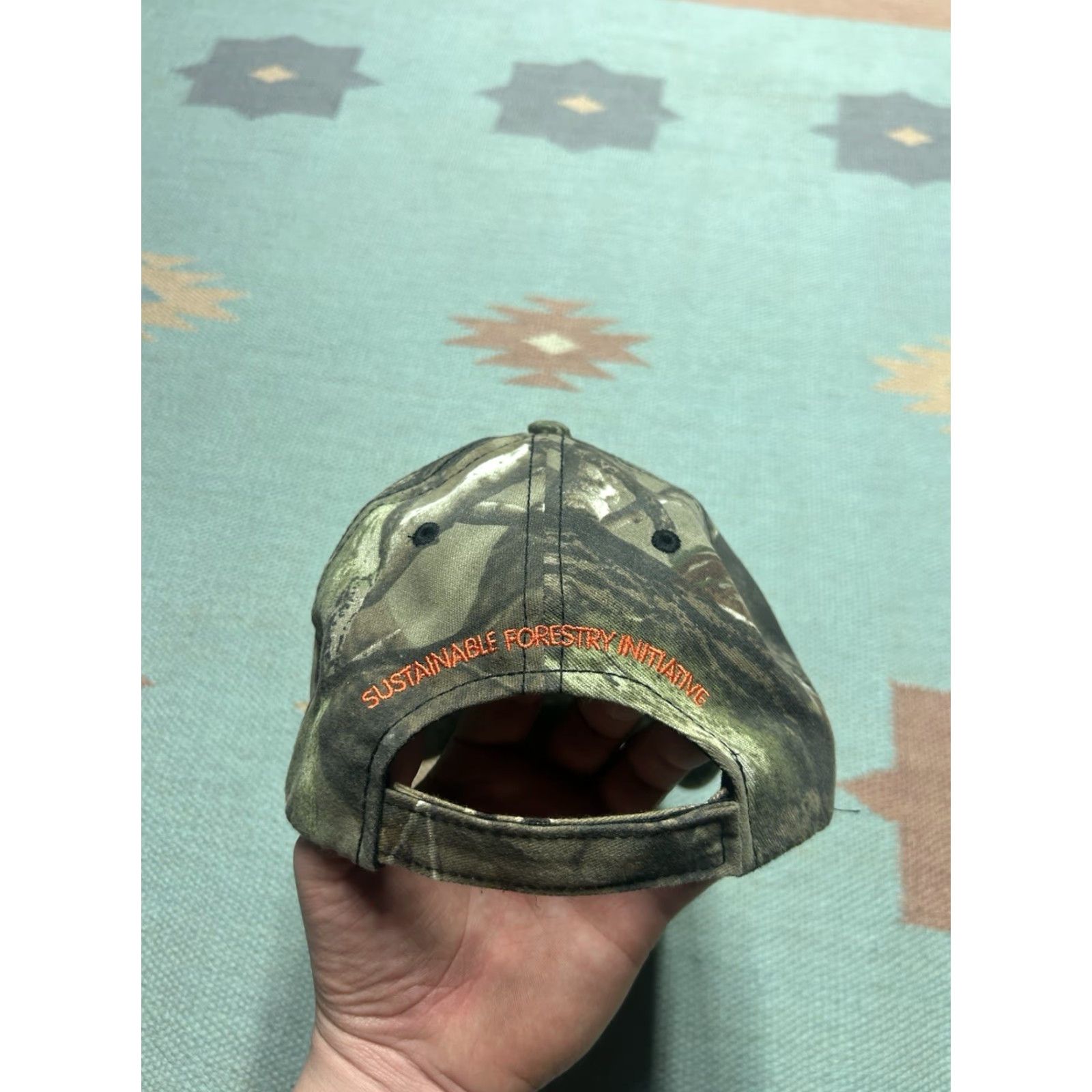 Vintage VINTAGE Unbranded Hat Camouflage Strapback Baseball Cap Nature Adjustable Mens Size ONE SIZE - 5 Thumbnail