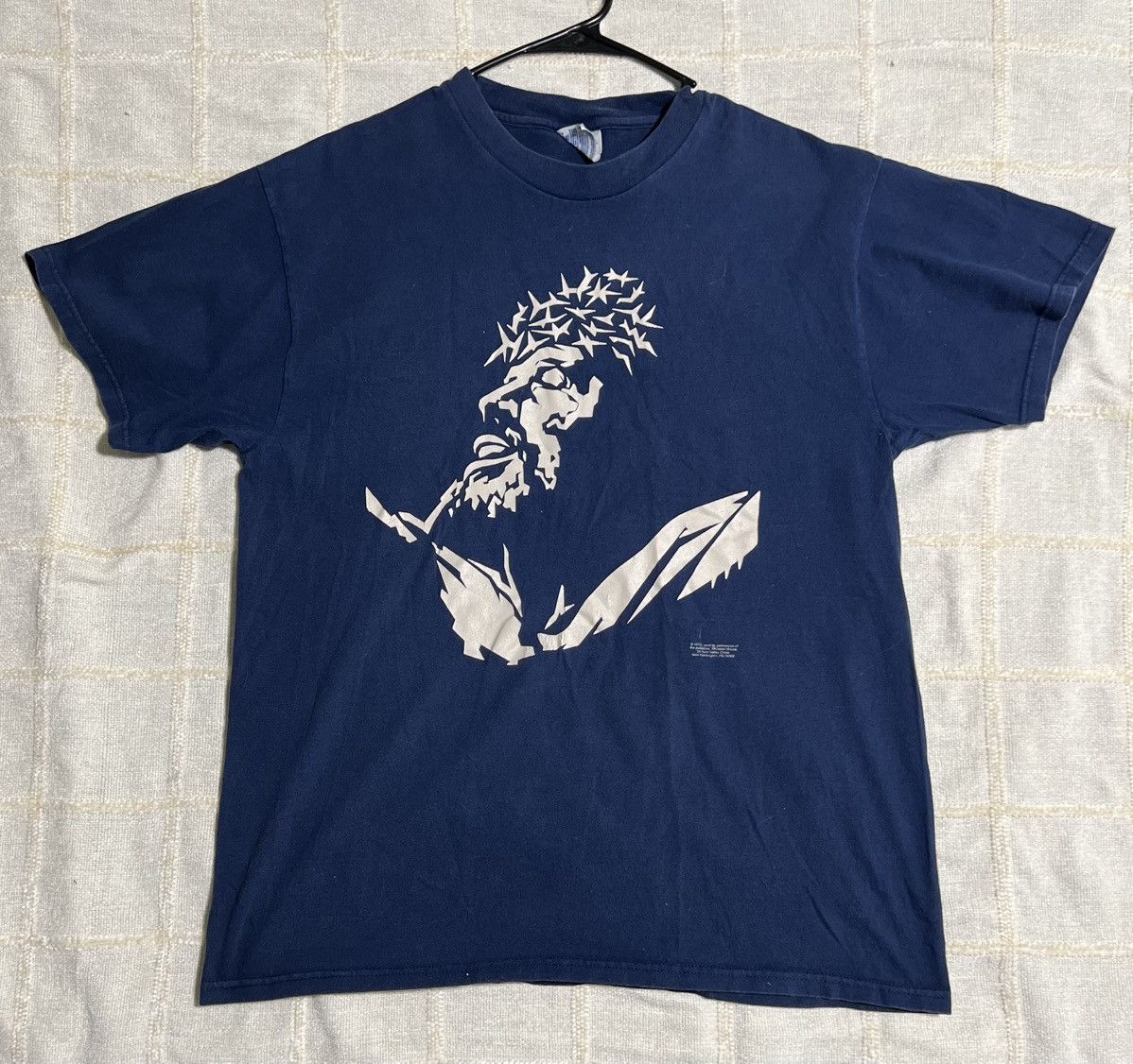 Hanes Vintage Jesus T-shirt Size US L / EU 52-54 / 3 - 1 Thumbnail