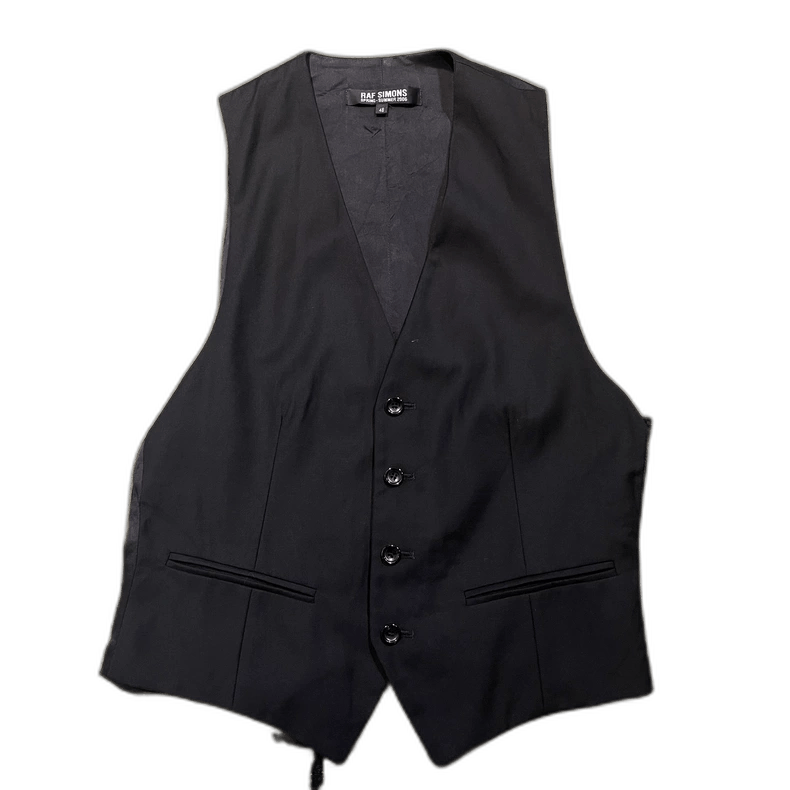 Raf Simons Raf Simons 06SS Black Vest for Men Size US L / EU 52-54 / 3 - 1 Thumbnail