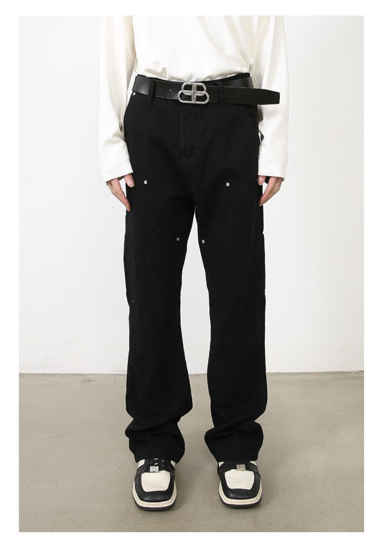 Japanese Brand × Jean American retro men's loose cargo jeans Size US 32 / EU 48 - 1 Thumbnail