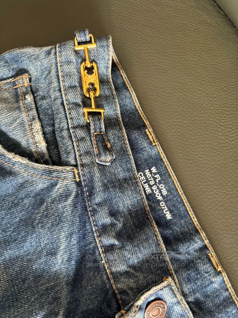 Celine CELINE Flared Denim Pants Size US 30 / EU 46 - 6 Thumbnail