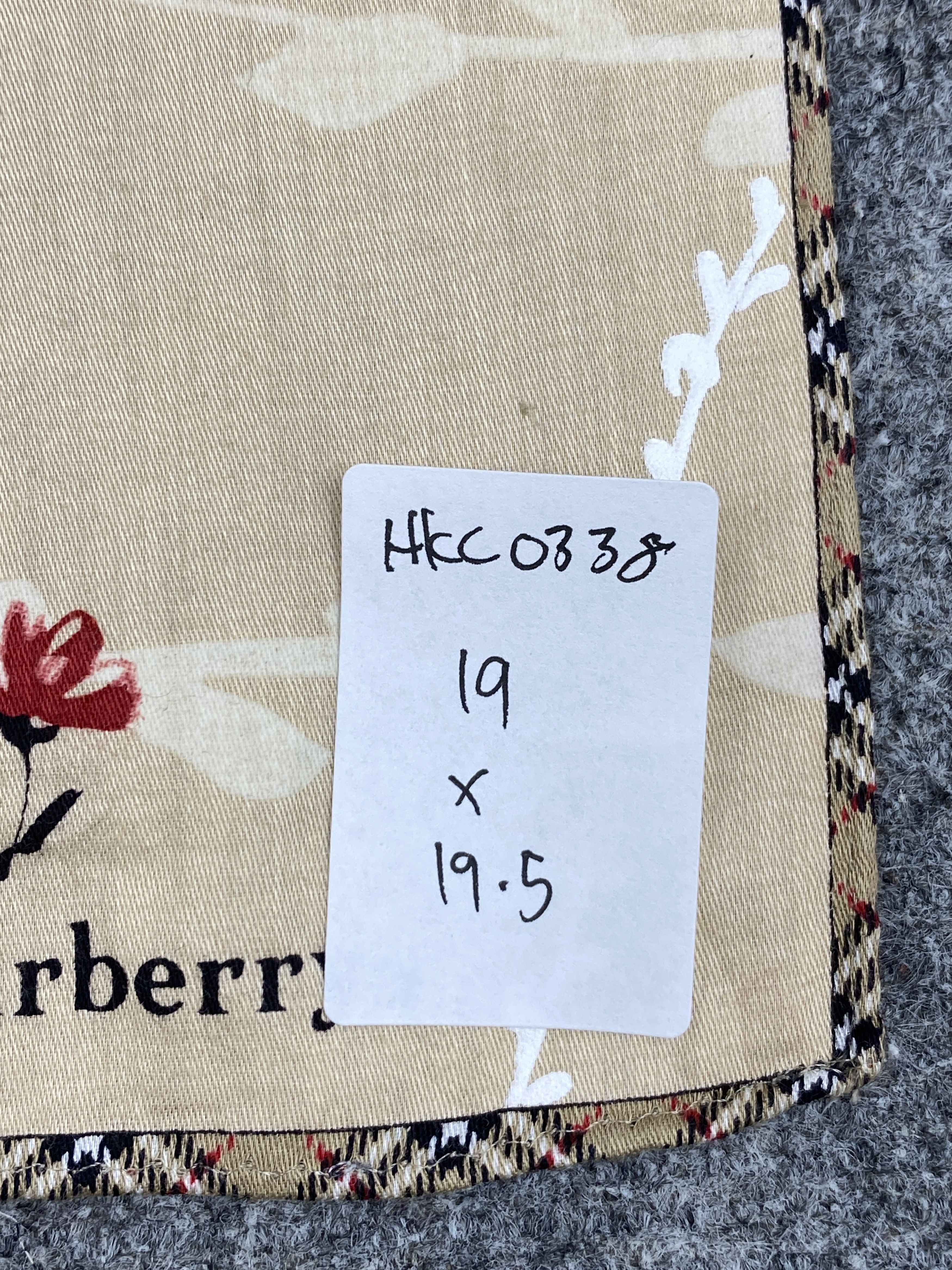 Burberry × Vintage Burberry Handkerchief / Bandana / Neckerchief HKC0338 Size ONE SIZE - 7 Thumbnail