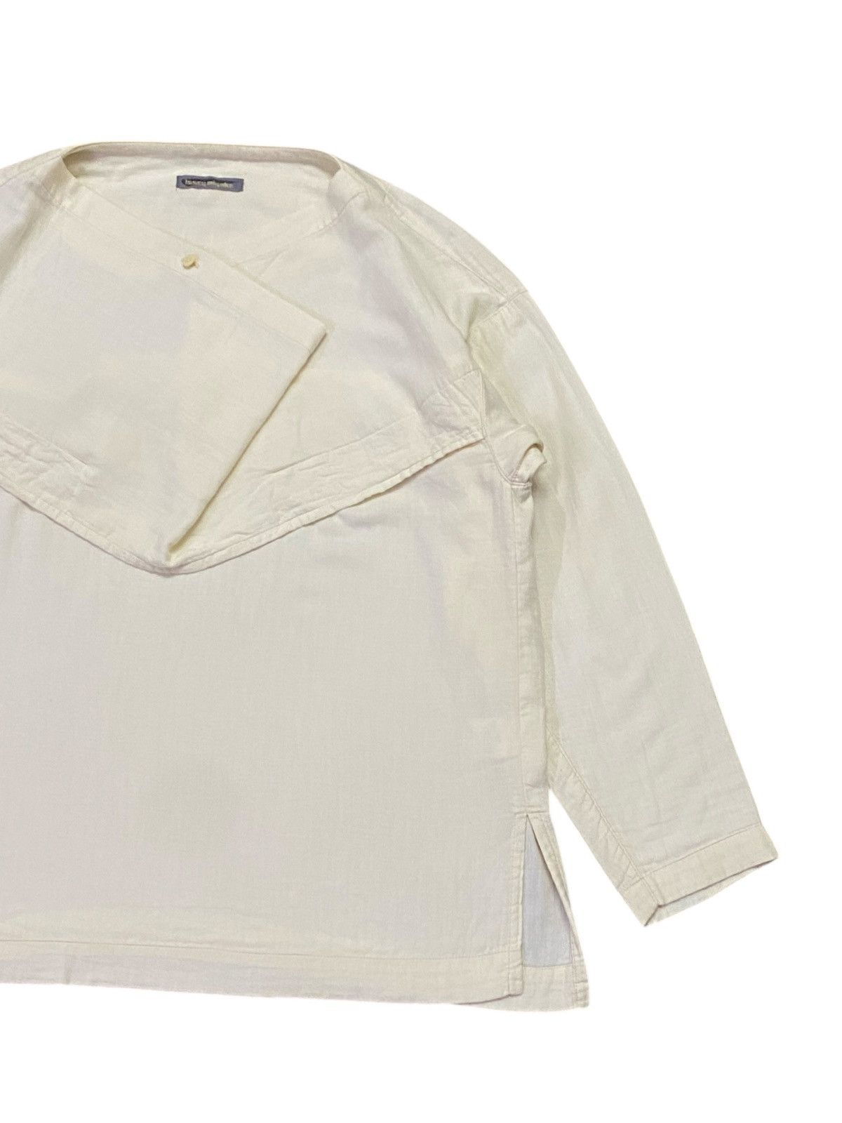 Issey Miyake Vintage 80s Issey Miyake Classic Cotton Blouses Size M / US 6-8 / IT 42-44 - 5 Thumbnail