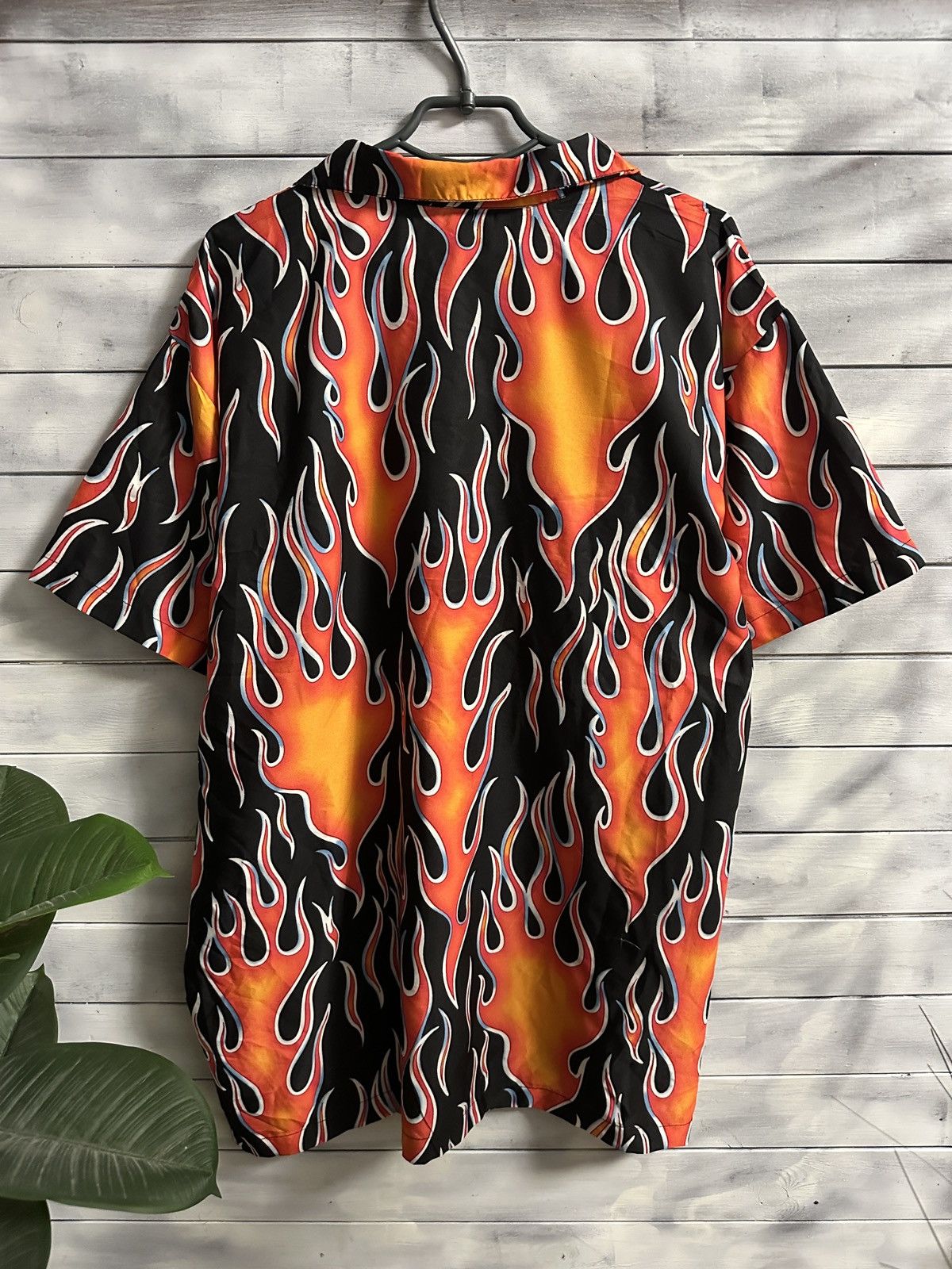 Other Rare Vintage Fire Shirt Y2K Japan Style Size Xl-XXL. Size US XXL / EU 58 / 5 - 5 Thumbnail