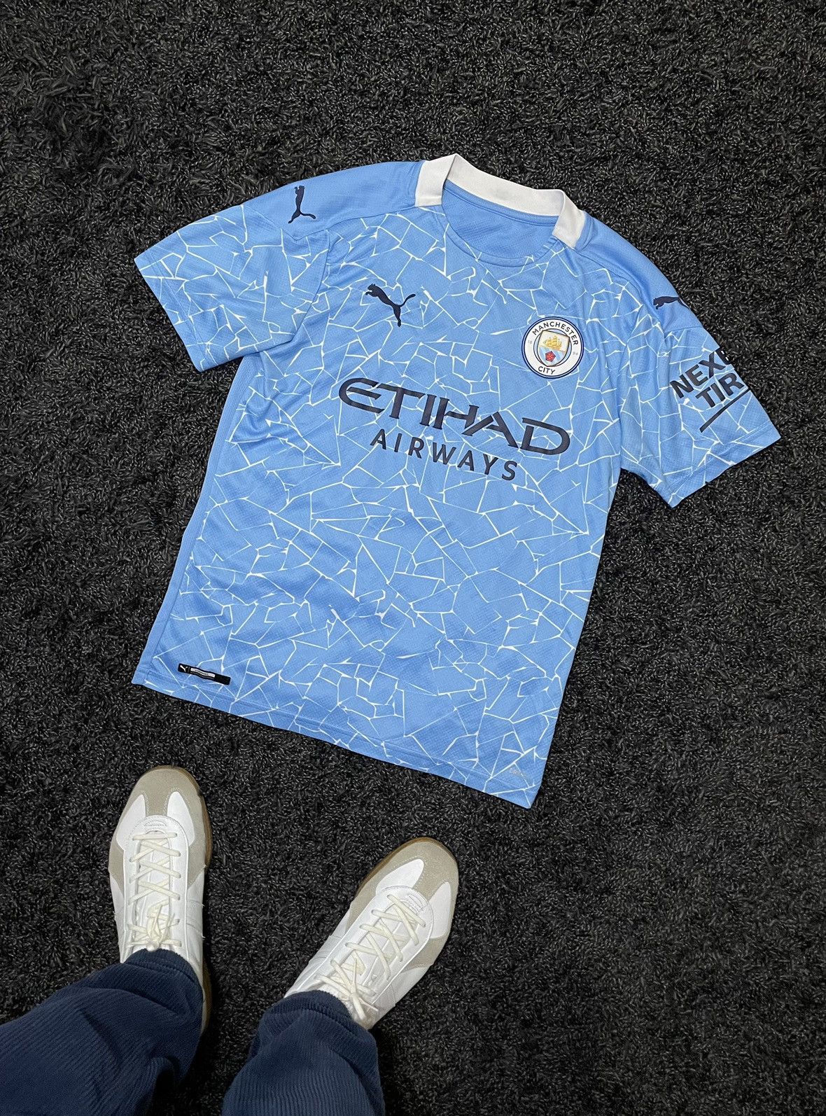 Puma PUMA MANCHESTER CITY 2020-2021 HOME SOCCER JERSEY Y2K Size US S / EU 44-46 / 1 - 7 Thumbnail
