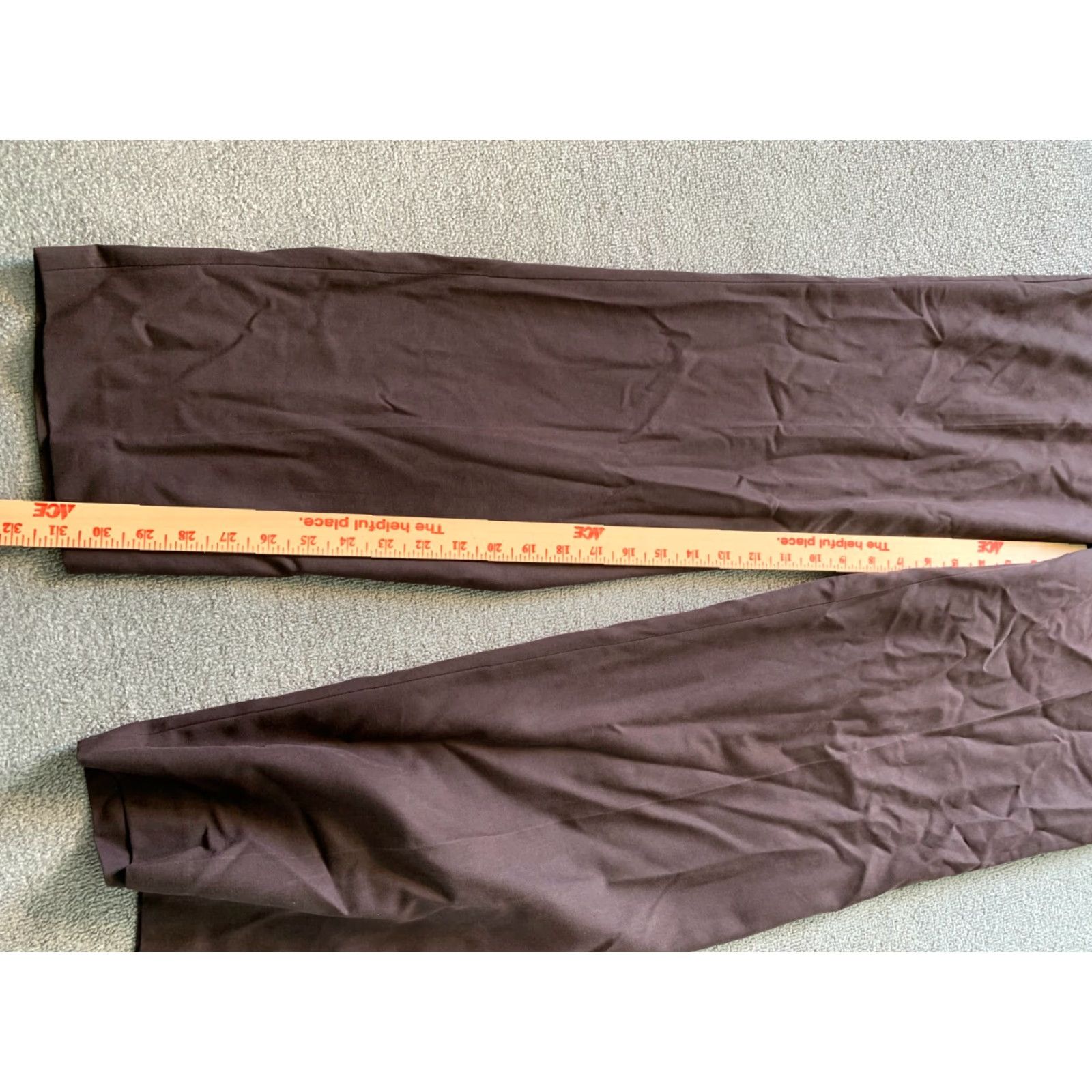 Merona Merona Dress Pants Women's Size 8 Brown Straight Leg Regular Level-Headed Comfort Easy Care Business Workwear Modern Classic American Pants Size 30" / US 8 / IT 44 - 4 Thumbnail