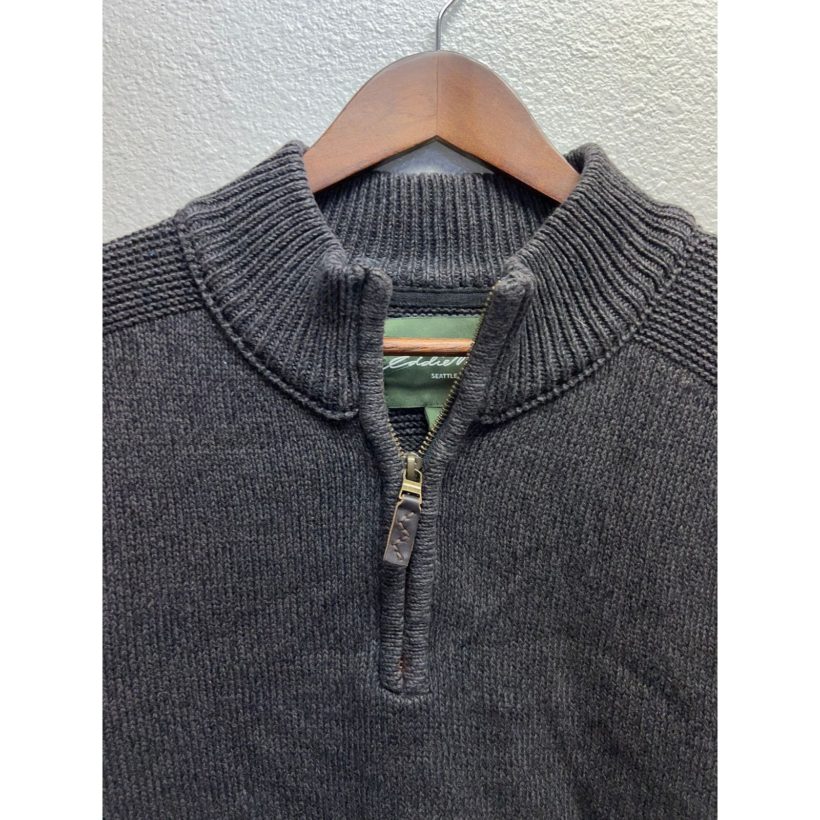 Eddie Bauer Eddie Bauer 1/4 Zip Gray Sweater Sweatshirt Men Large L Size US L / EU 52-54 / 3 - 6 Thumbnail