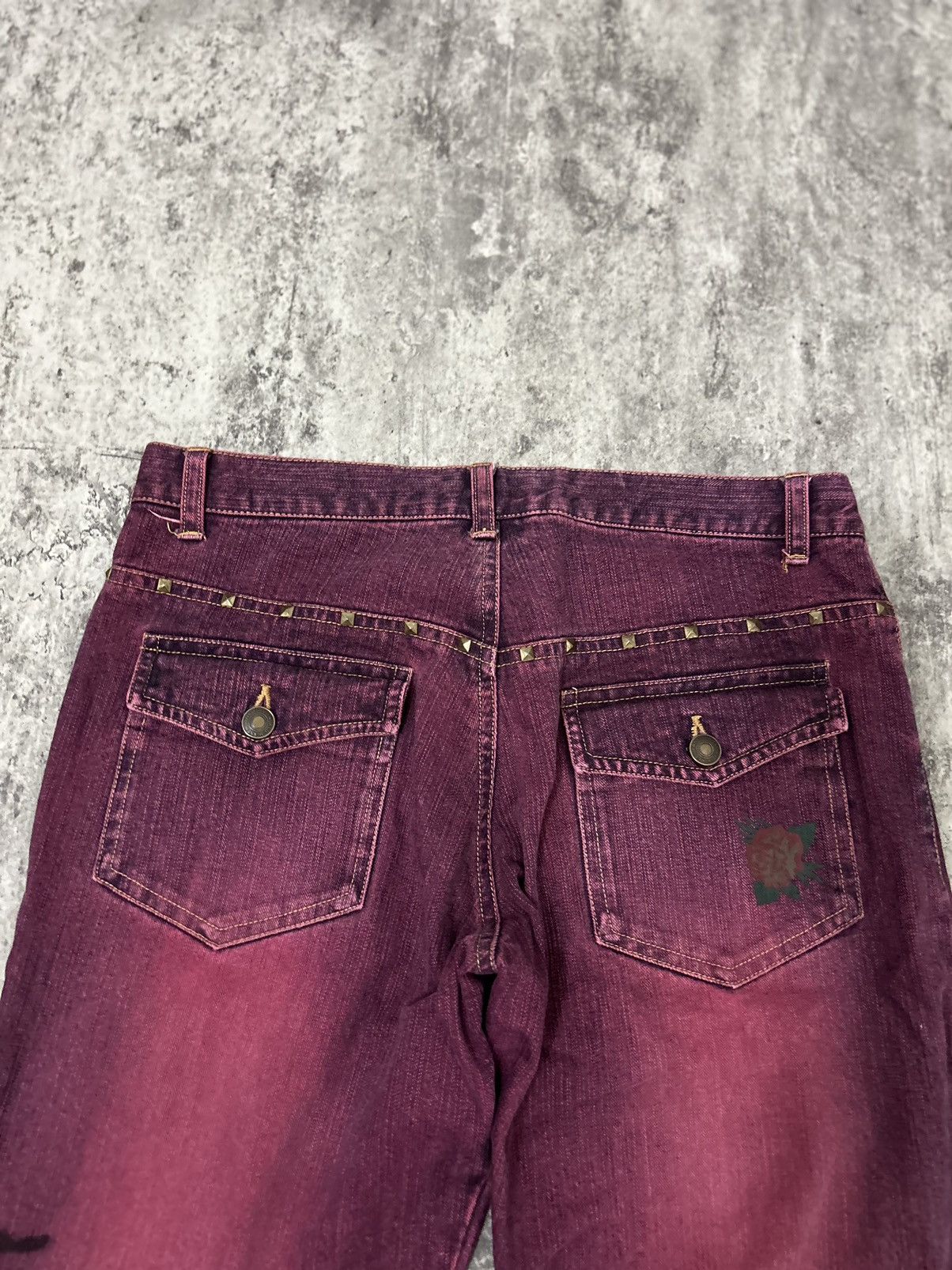 Vintage Rustenburg Homme Scorpion Distressed Jeans Size US 32 / EU 48 - 11 Thumbnail