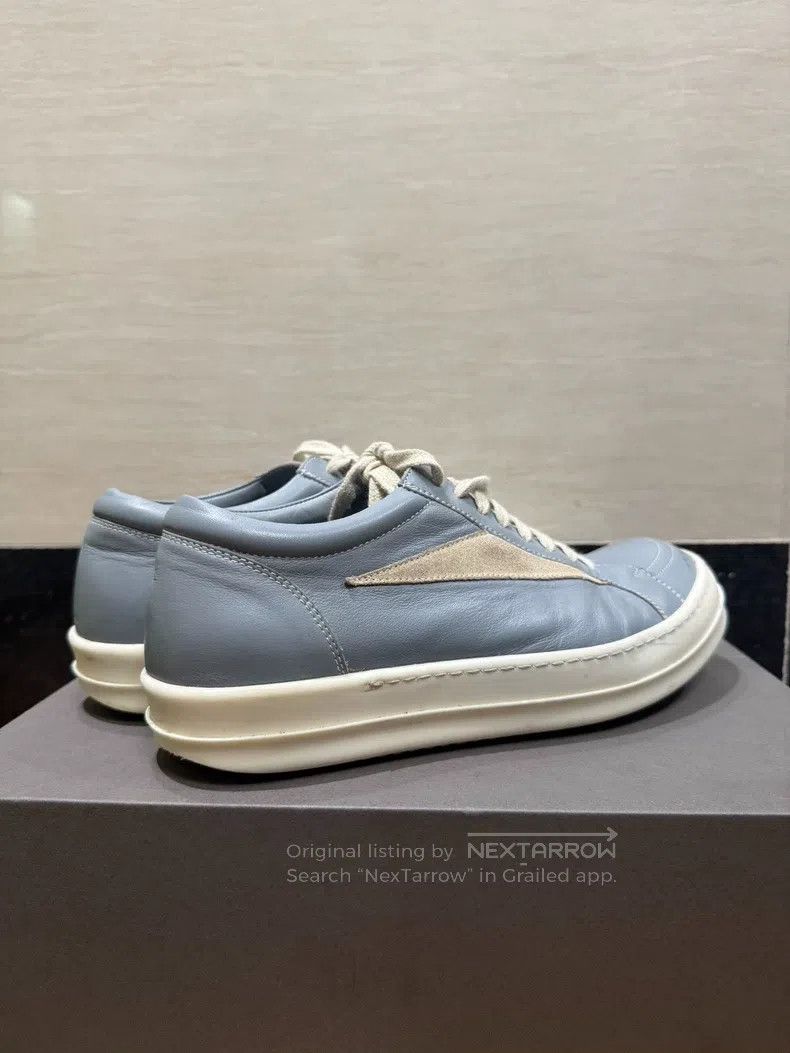 Rick Owens Rick Owens Smog blue cowhide low-top shoes Size US 9 / EU 42 - 3 Thumbnail