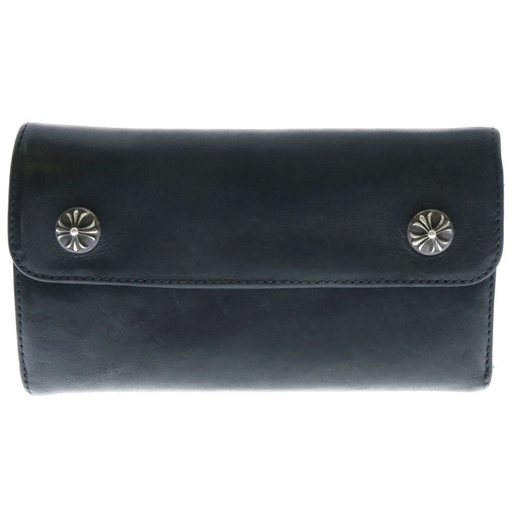Chrome Hearts Wave Wallet Leather 