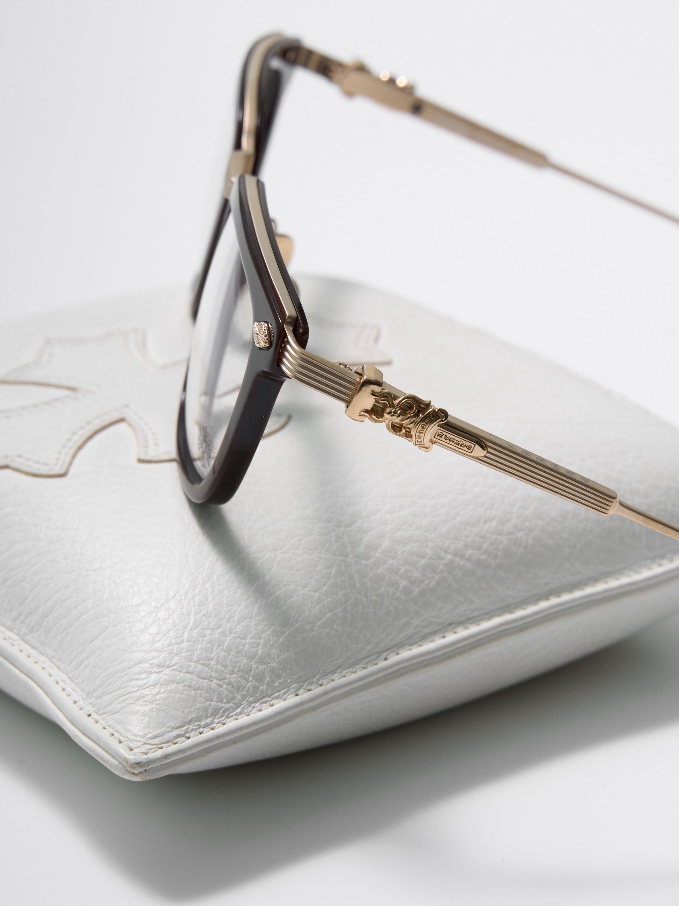 Chrome Hearts CHROME HEARTS OVERPOKED CLASSIC BROWN/MATTE GOLD PLATED Size ONE SIZE - 5 Thumbnail
