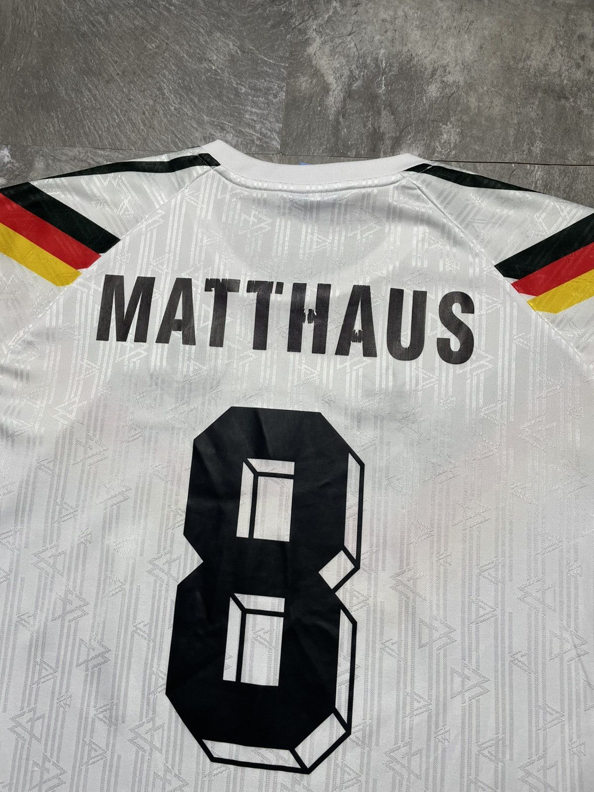 Adidas Adidas Germany #8 Matthaus Vintage 1990 World Cup Jersey Size US S / EU 44-46 / 1 - 6 Thumbnail